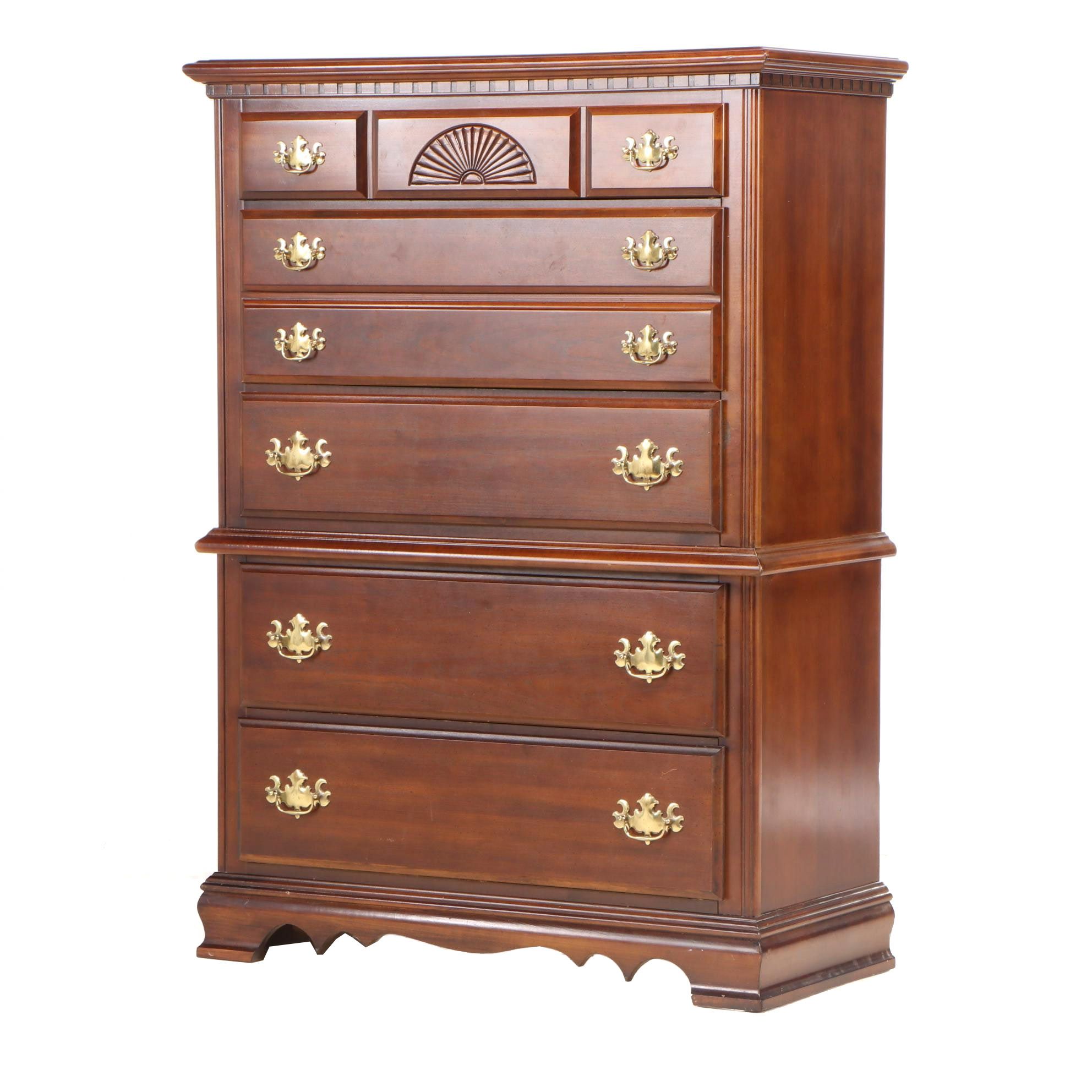 Art Deco Style Dresser With Mirror By Williamsport Furniture