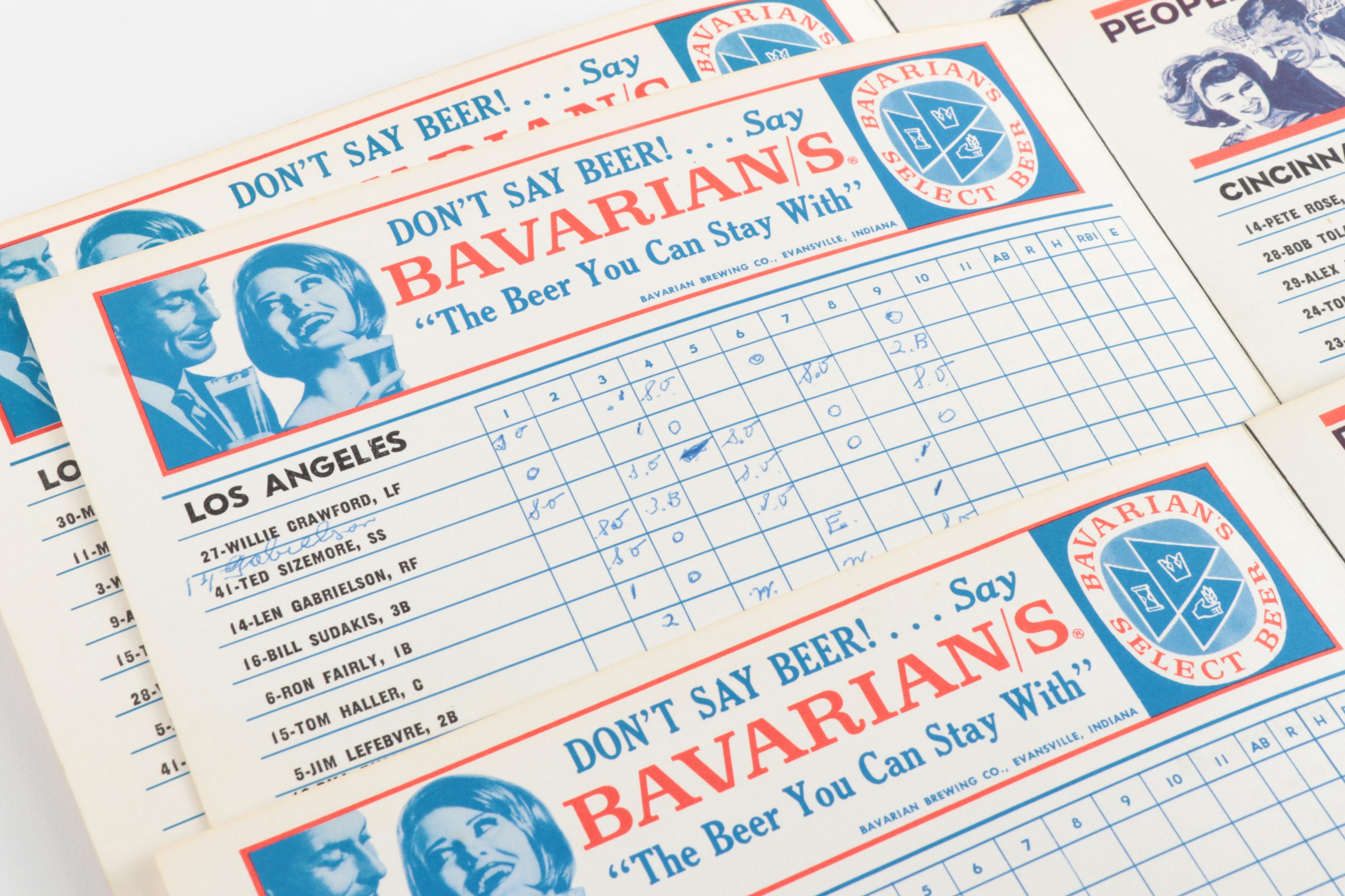 Cincinnati Reds Scorecards EBTH