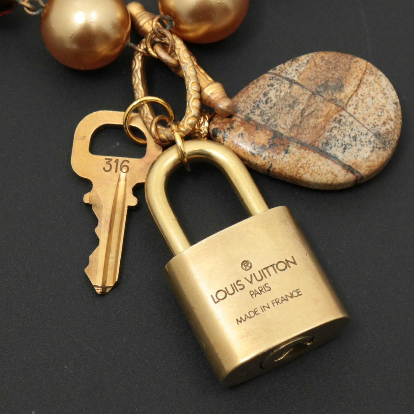 Louis Vuitton Padlock Necklace - 4 For Sale on 1stDibs