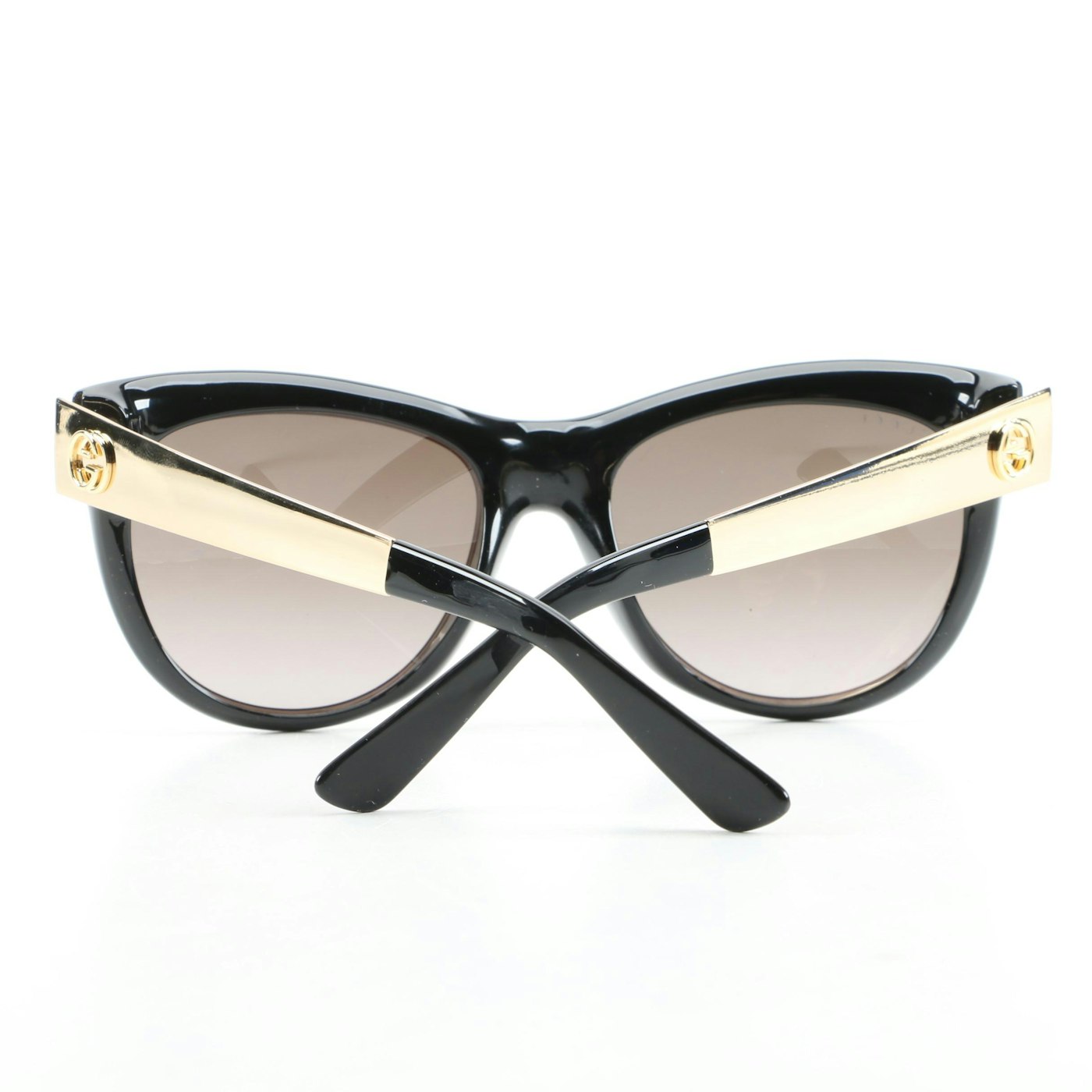Gucci GG 3739/N/S Glitter Cat-Eye Sunglasses with Louis Vuitton Case | EBTH