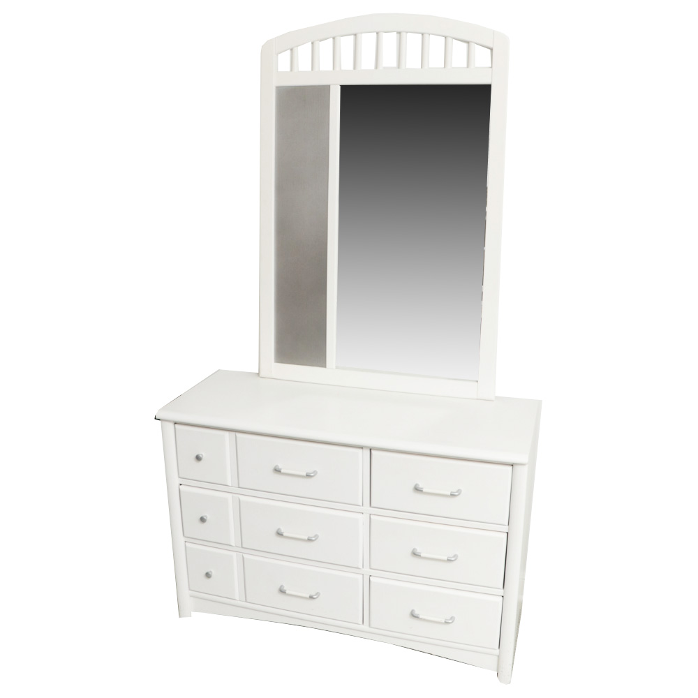 Stanley Furniture Young America White Painted Dresser With