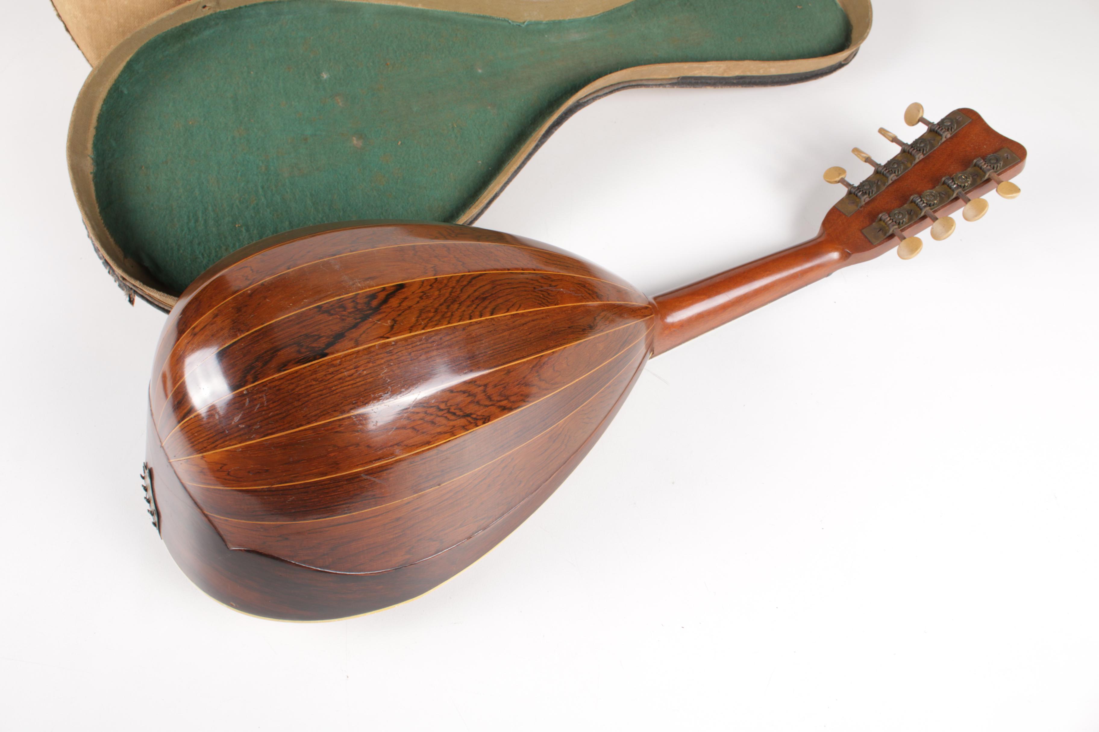 American Conservatory Bowlback Mandolin with Inlay, Early 20th Century
