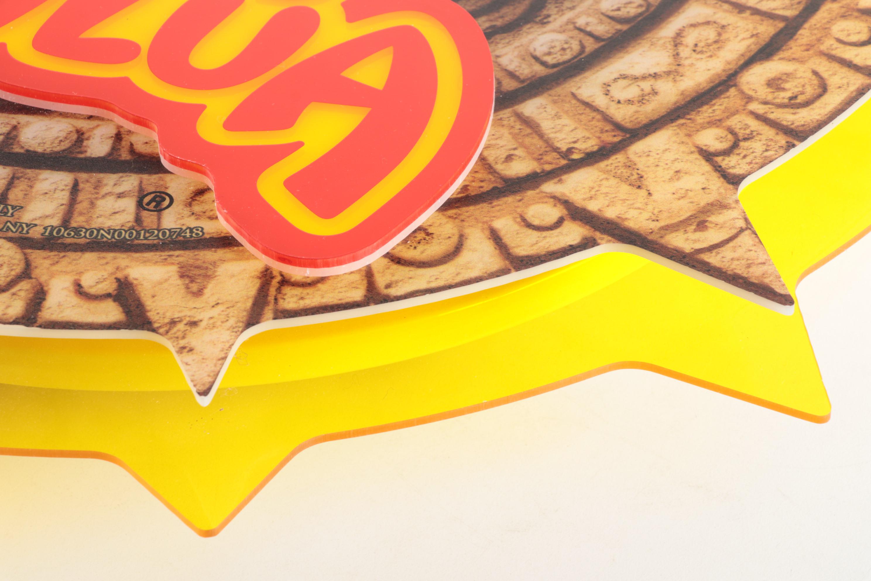 Kahlua Backlit Mayan Calendar Advertising Sign | EBTH