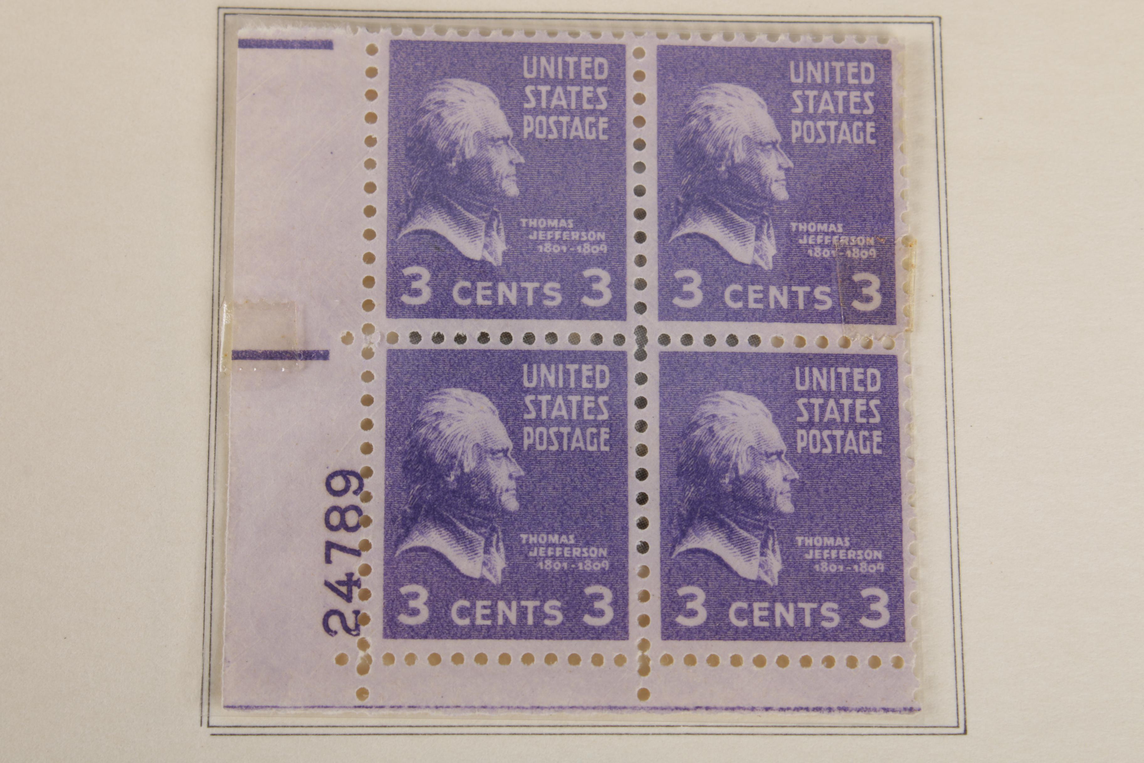 American Plate Block Album (Volume II 1938 to 1950) Postage Stamp