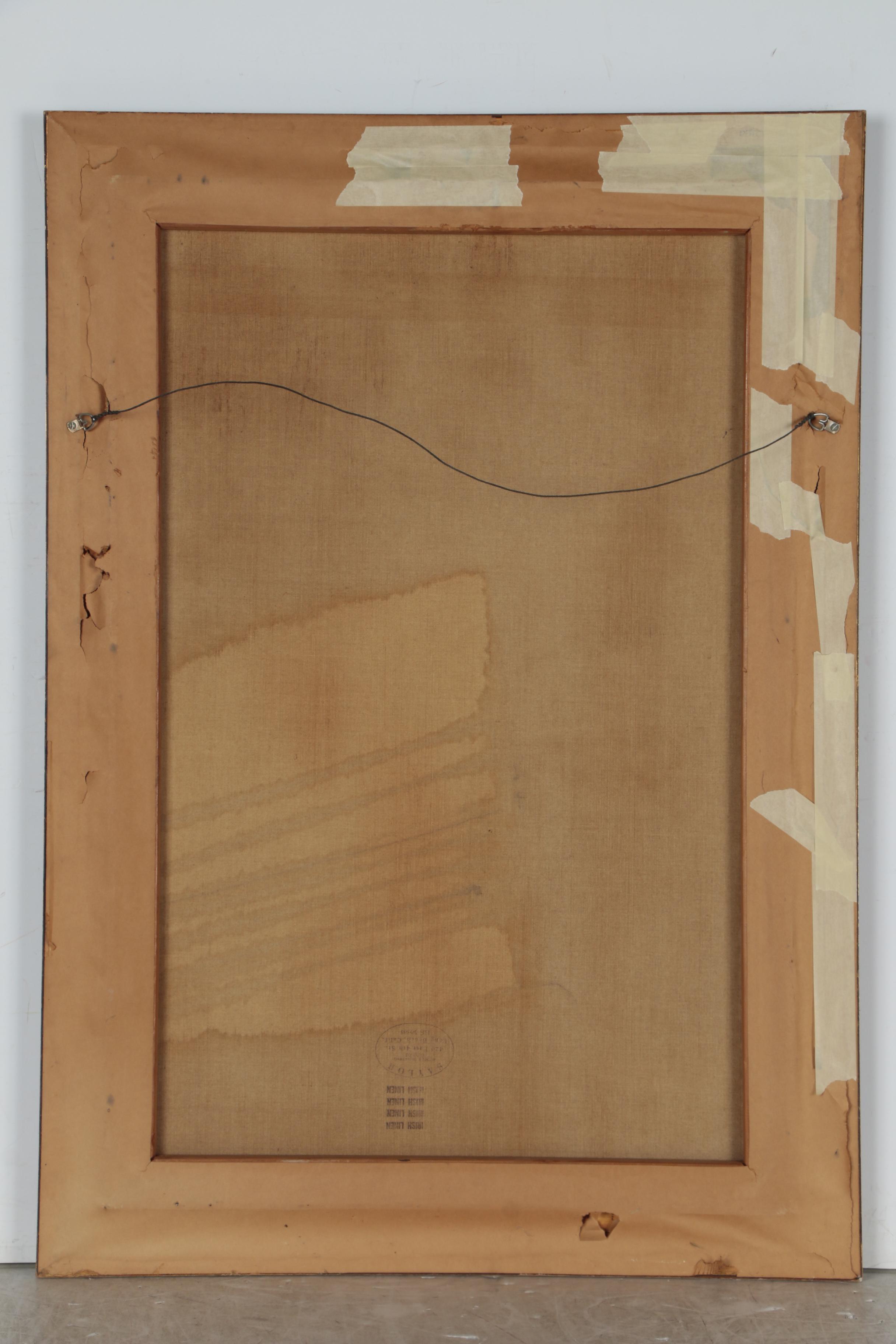 Oil Painting of Ballet Dancers and Musicians EBTH