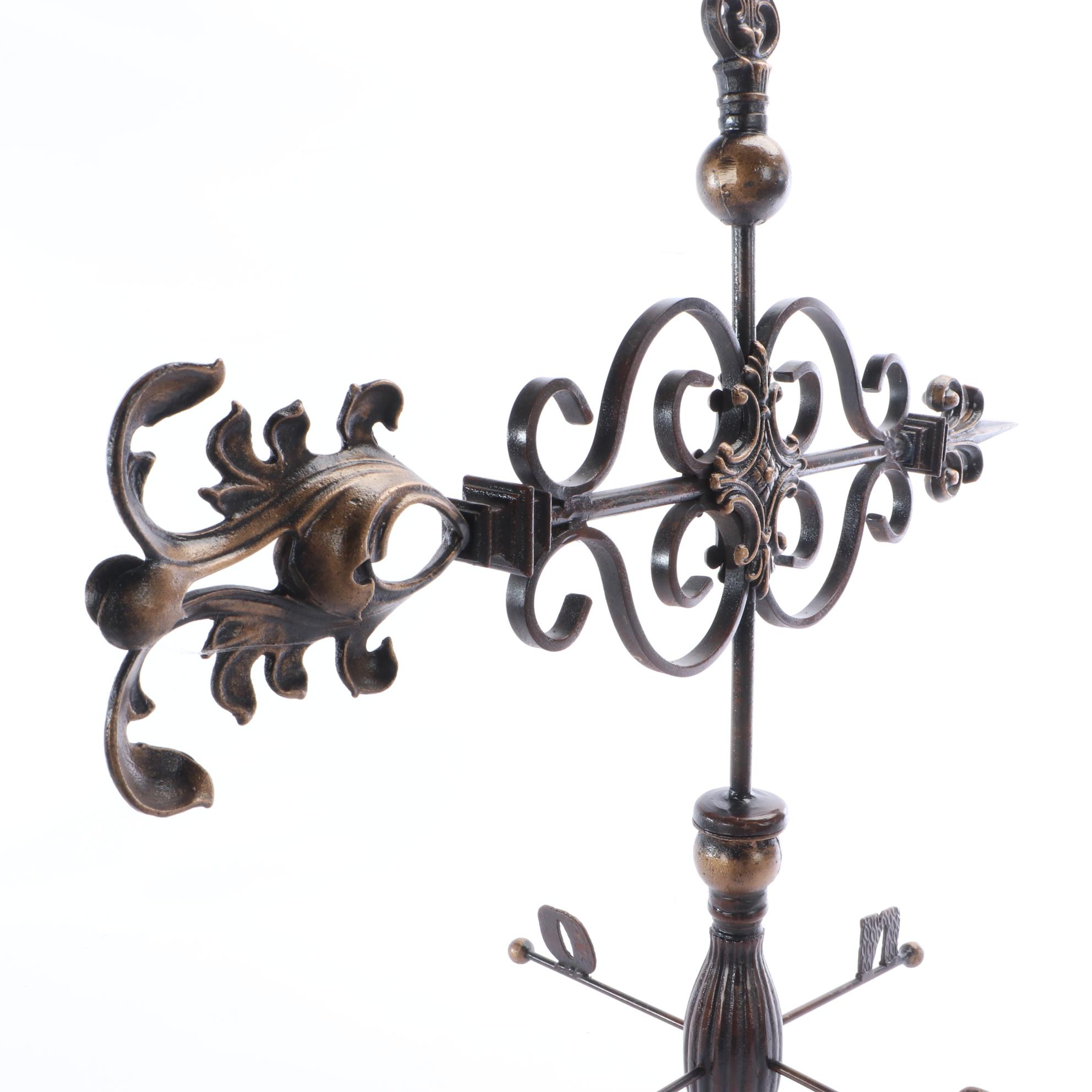 Spanish Style Iron Table Top Weathervane EBTH