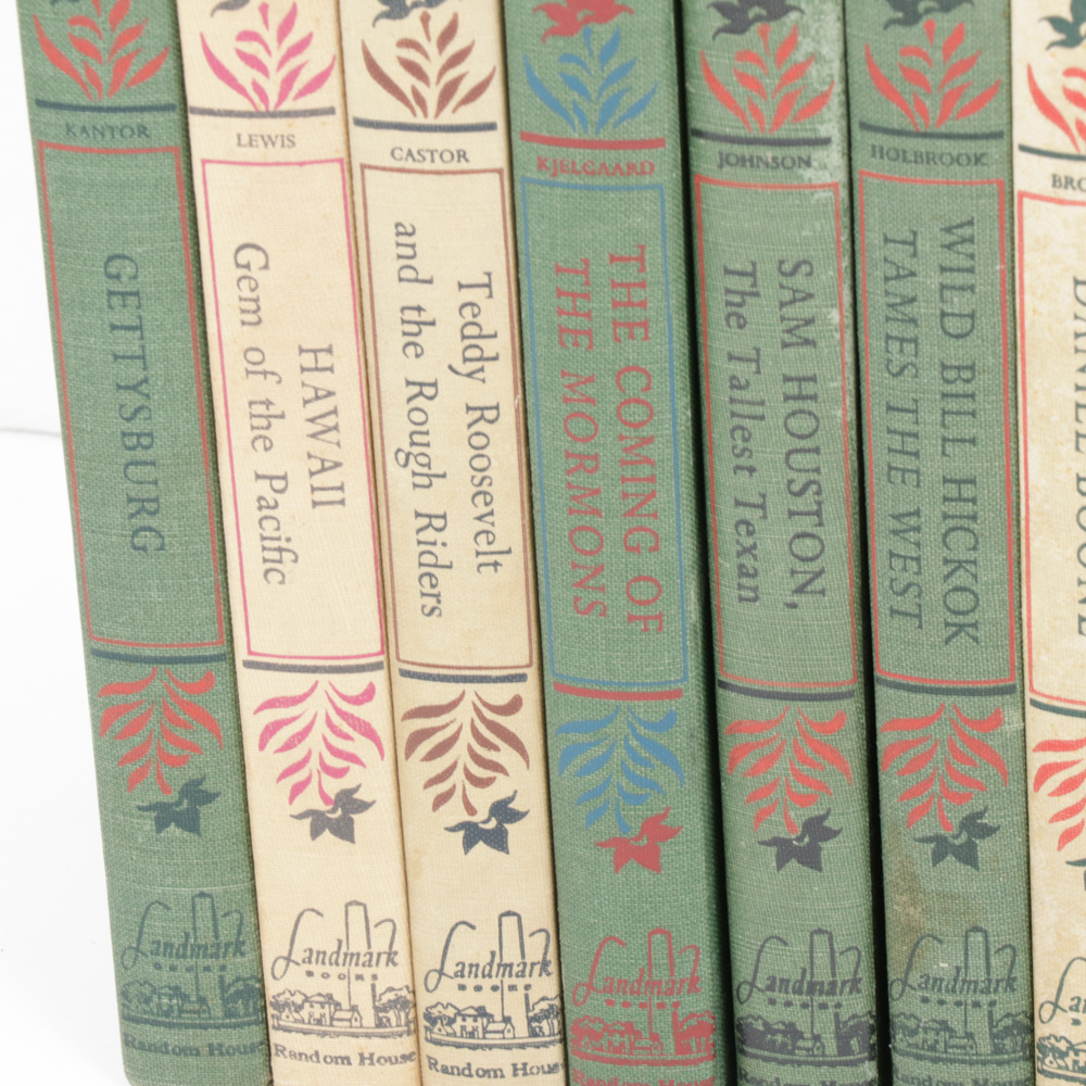 Random House "Landmark Books" Including First Editions and Author