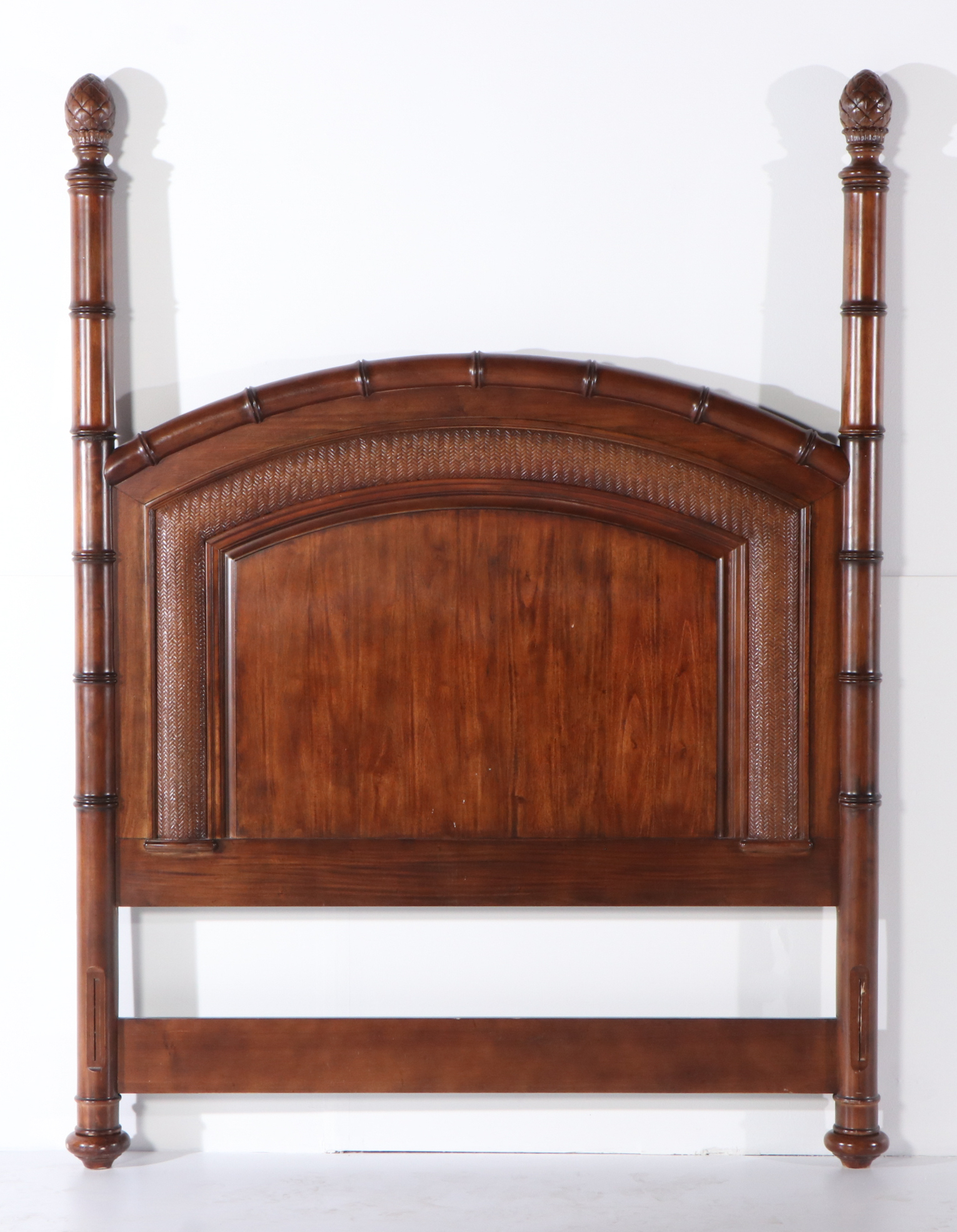 Cindy Crawford Home "Key West" Gmelina Wood and Faux Wicker Queen Size