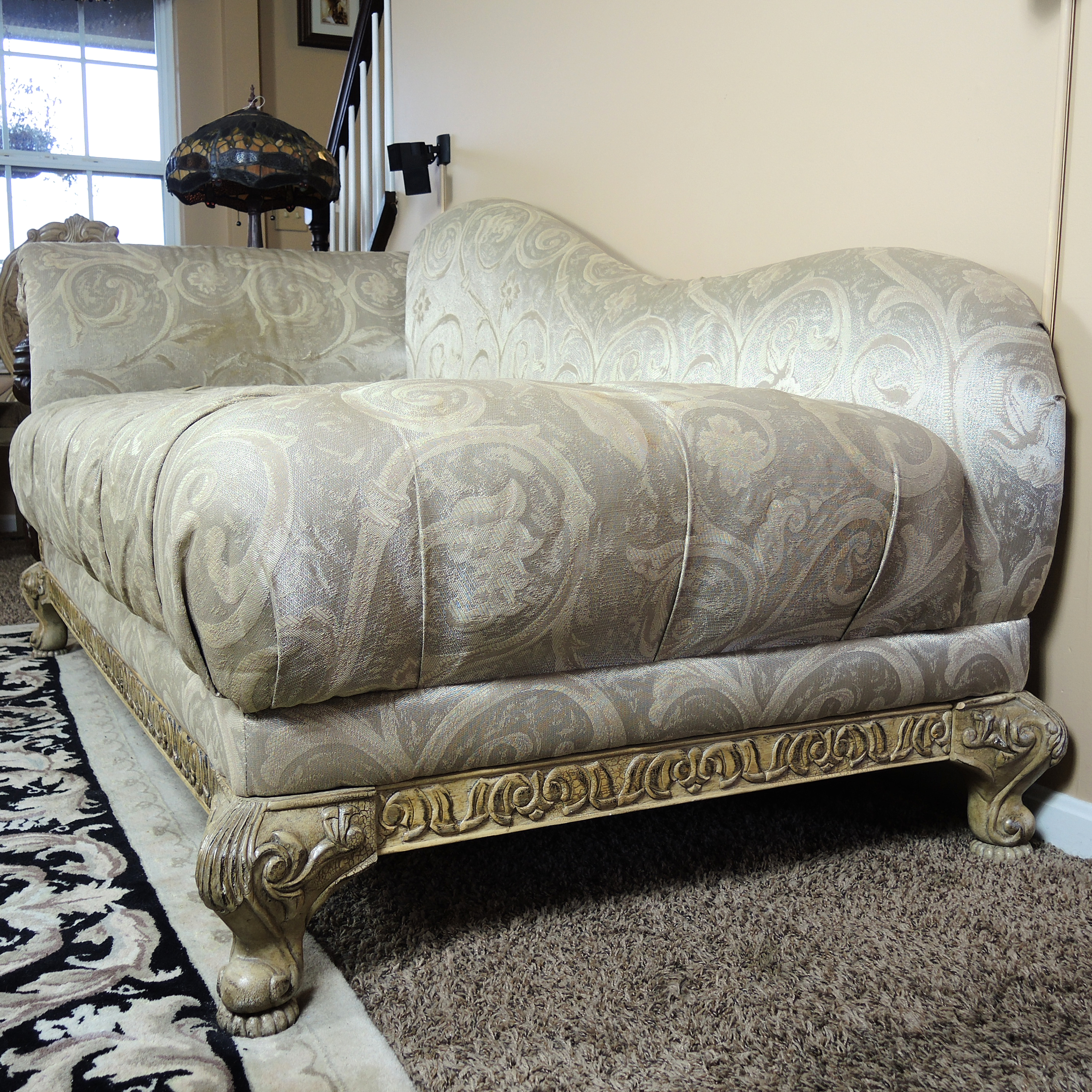 Schadig French Provincial Style Chaise Lounge, Contemporary EBTH