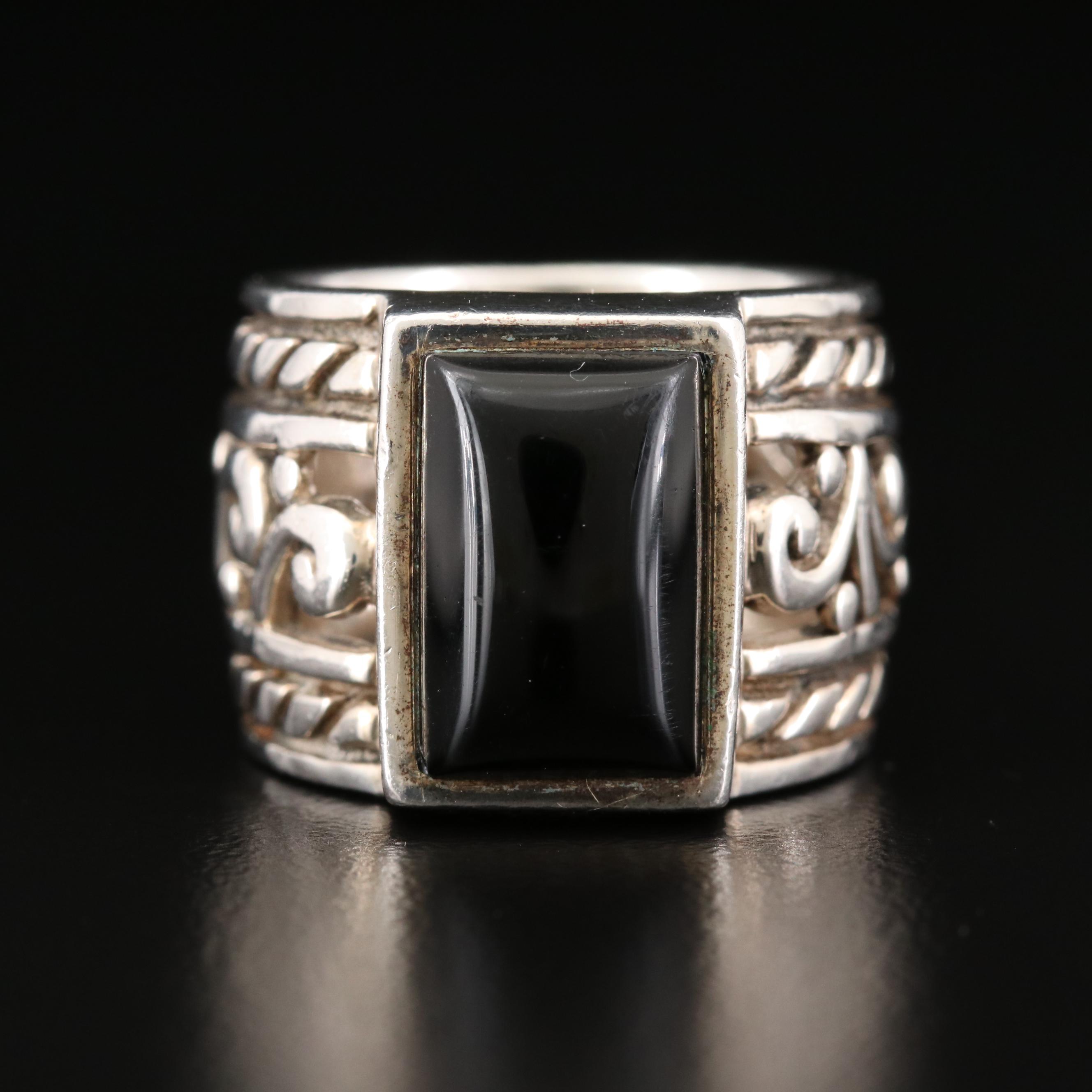 silpada black onyx ring