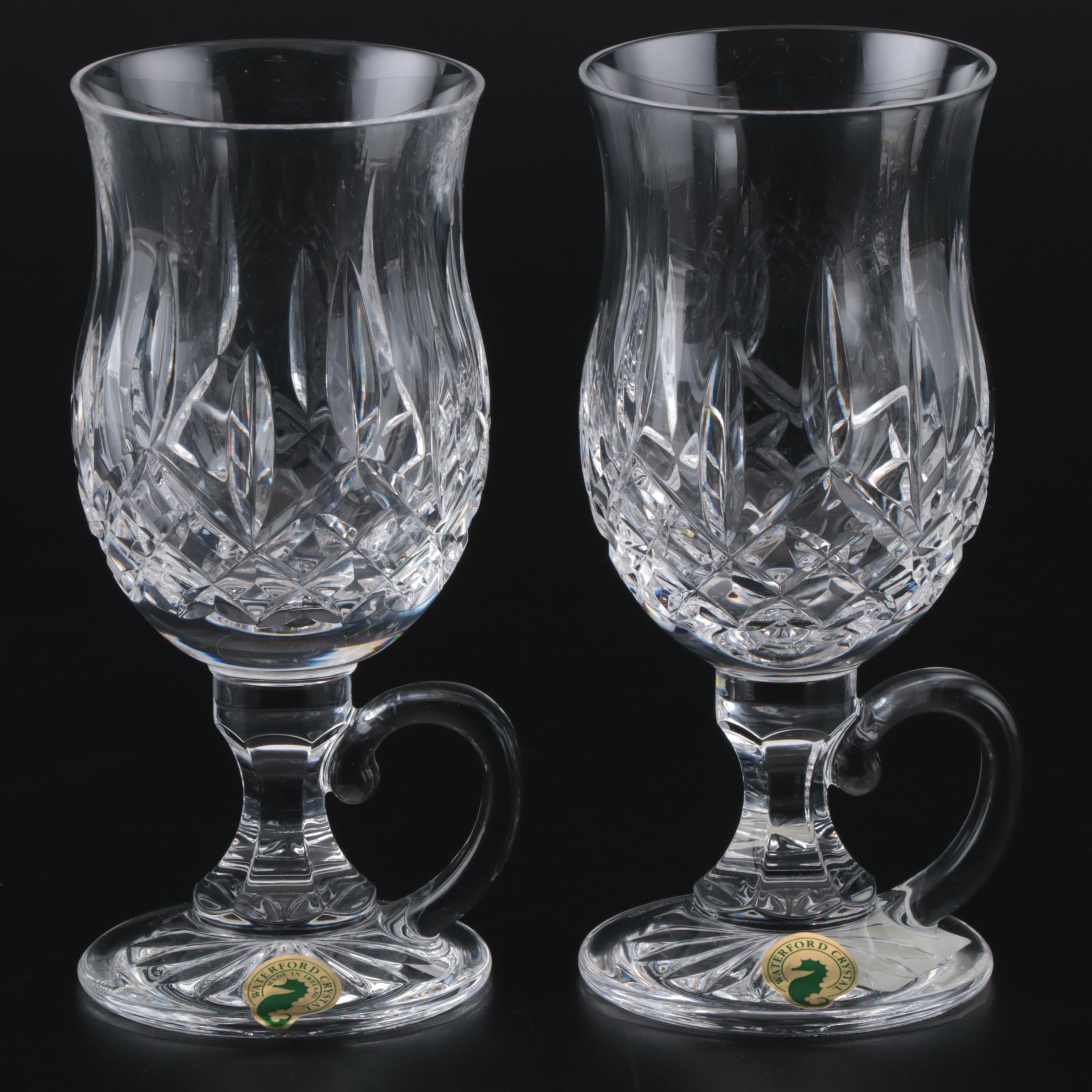 Waterford "Lismore Irish Coffee" Crystal Mugs EBTH