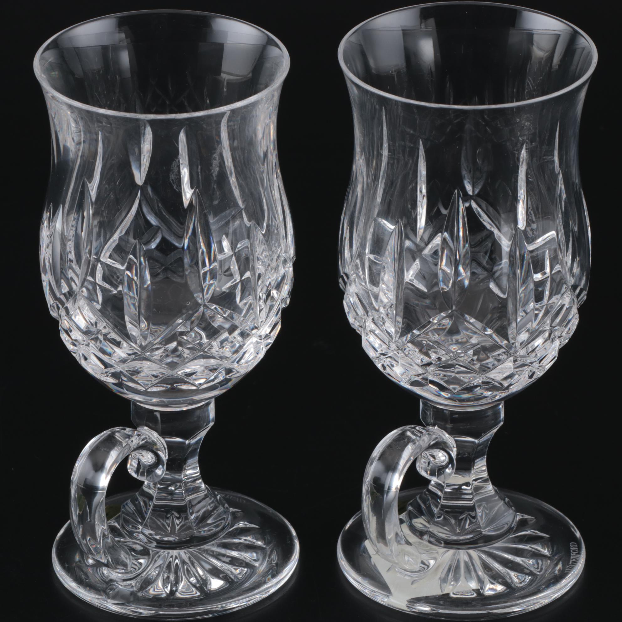 Waterford "Lismore Irish Coffee" Crystal Mugs EBTH