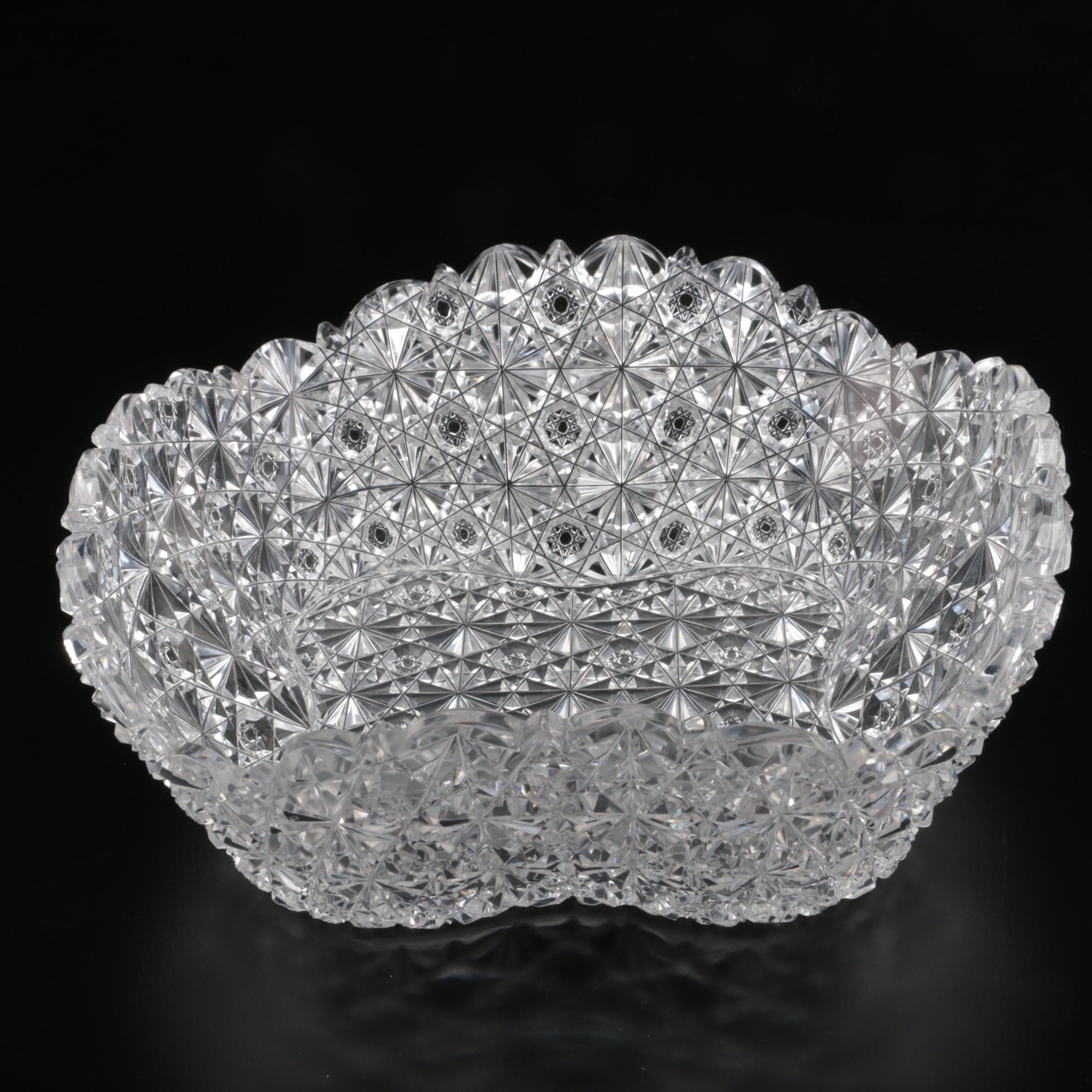 American Brilliant Cut Glass Serveware EBTH