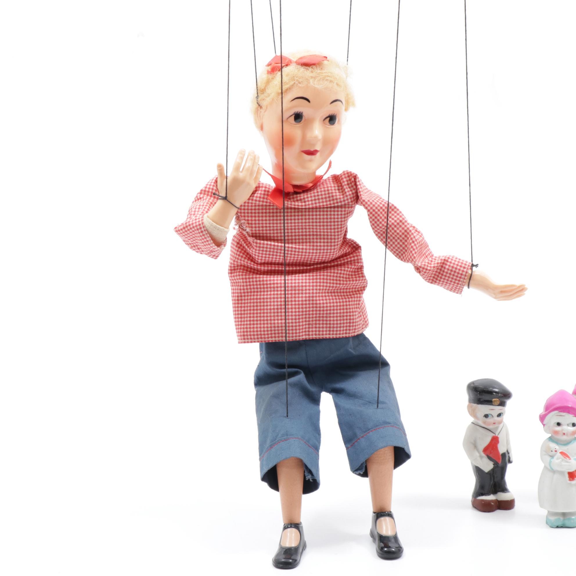 Hazelle's with Japanese Bisque Dolls, Vintage EBTH