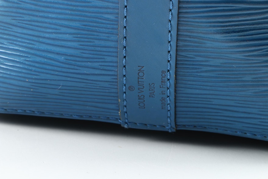 Louis Vuitton Petit Noé in Toledo Blue Epi and Smooth Leather | EBTH