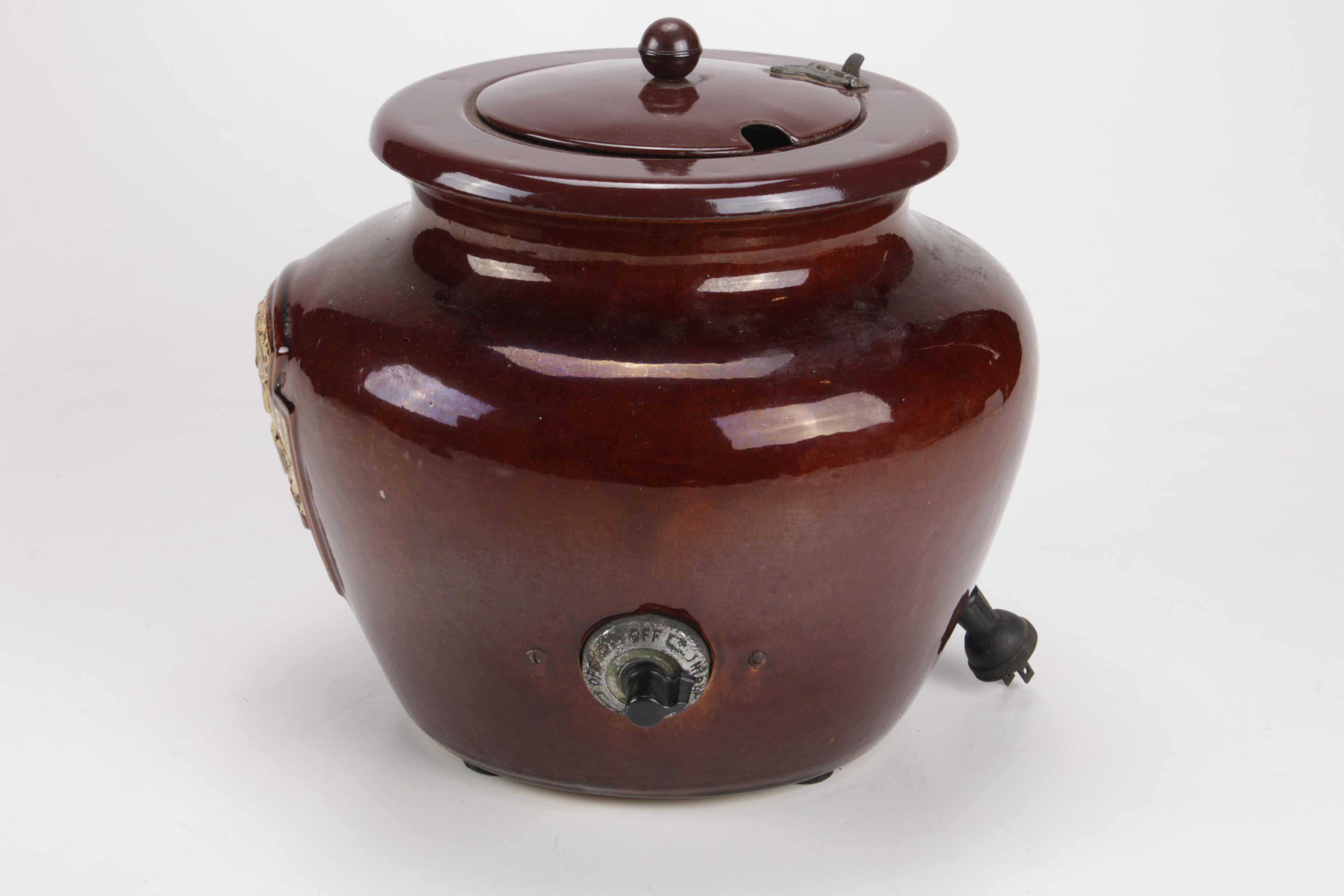 Heinz Oven Baked Beans Ceramic Electric Bean Pot with Lid EBTH