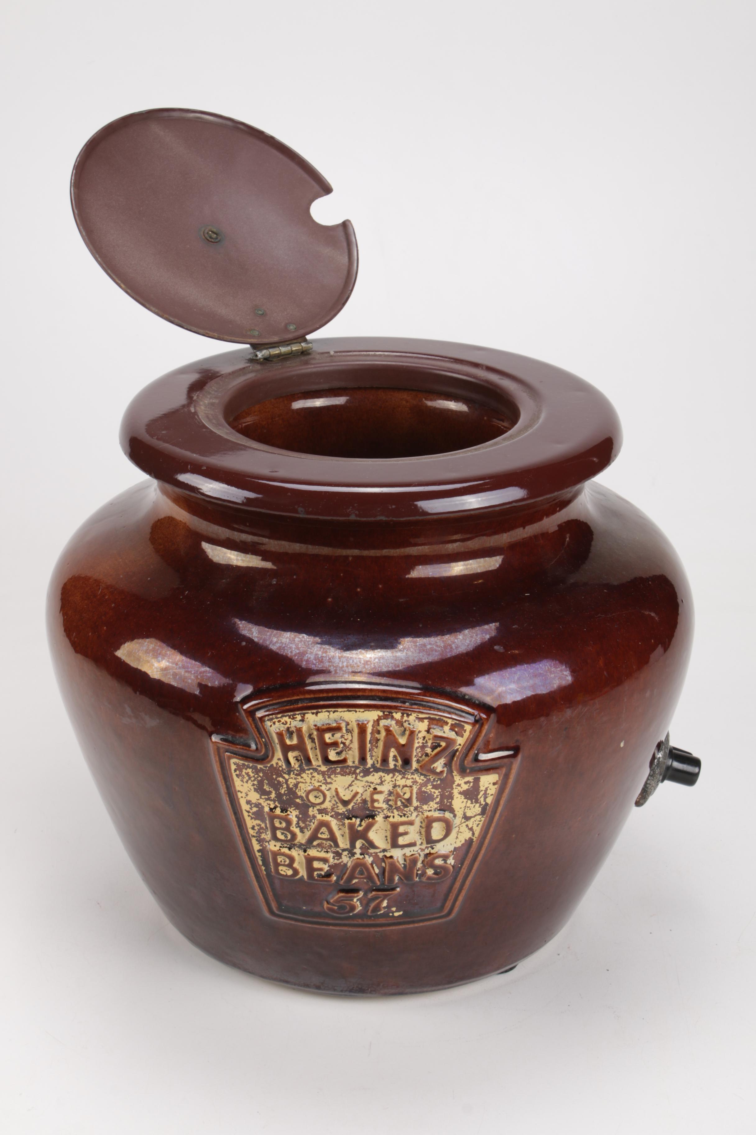 Heinz Oven Baked Beans Ceramic Electric Bean Pot with Lid EBTH