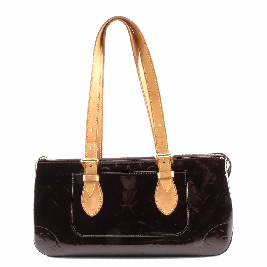 Louis Vuitton Vintage Amarante Monogram Vernis Rosewood Avenue Leather  Shoulder Bag, Best Price and Reviews