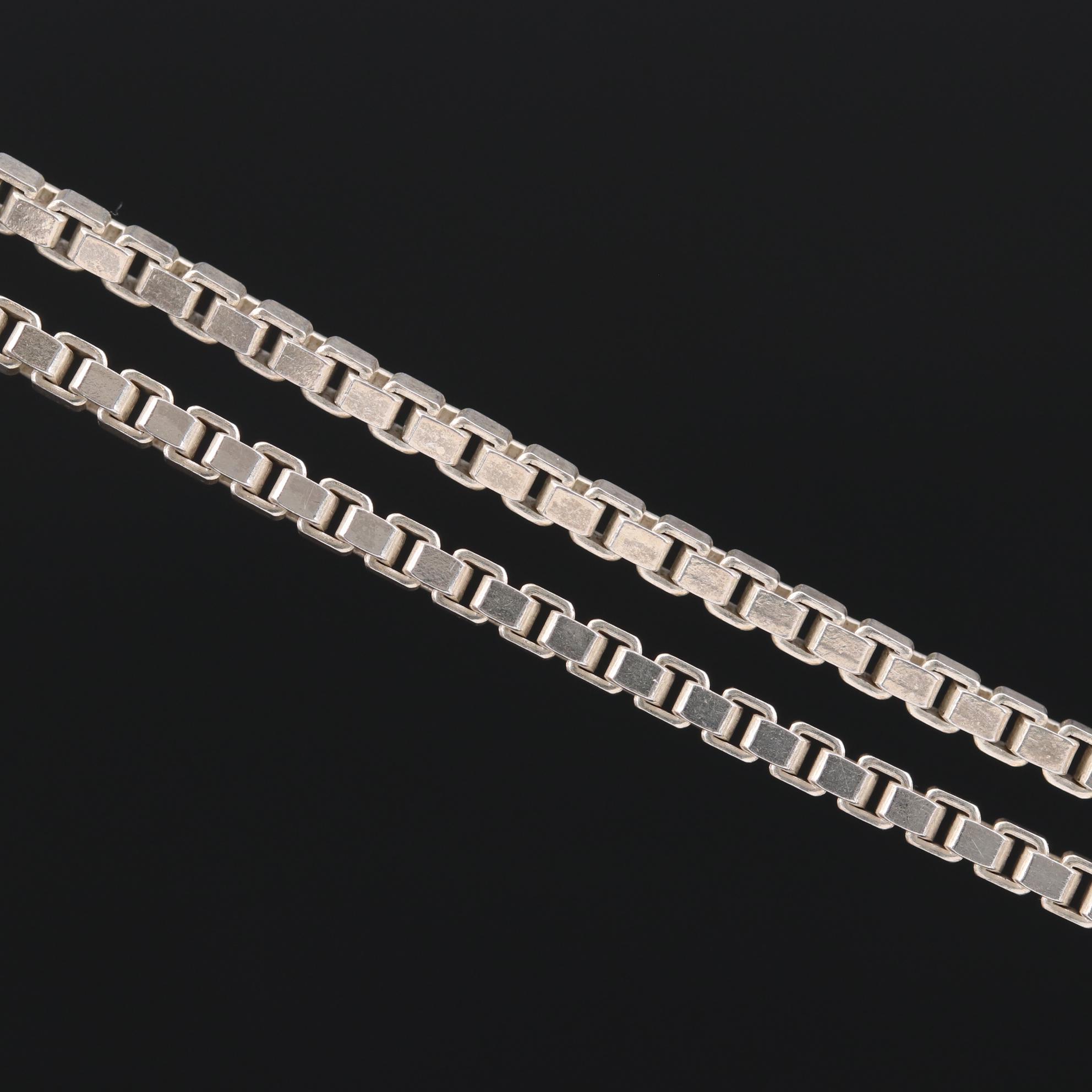 Sterling Silver Box Chain EBTH
