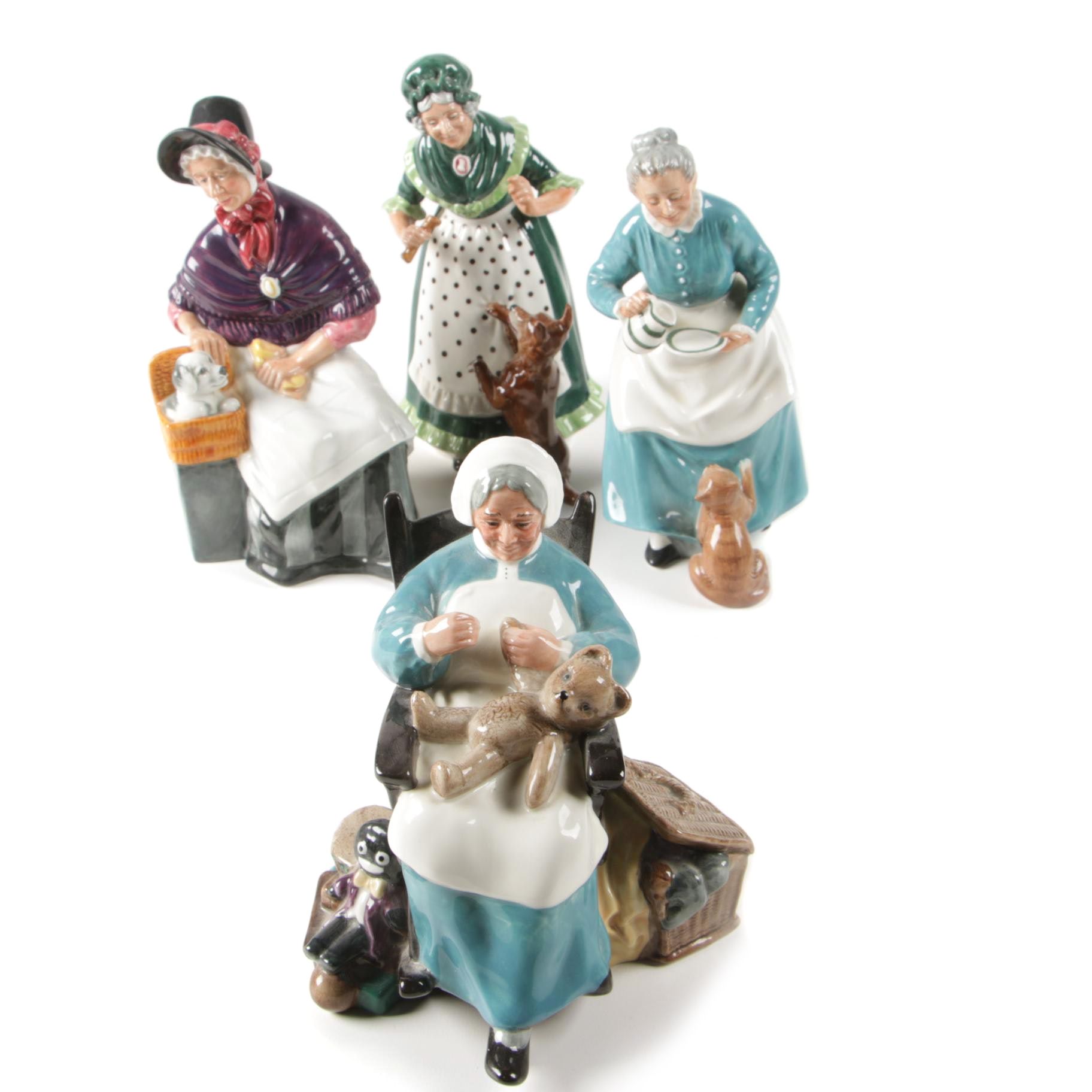 Royal Doulton "Old Mother Hubbard" Porcelain Figurine and More EBTH