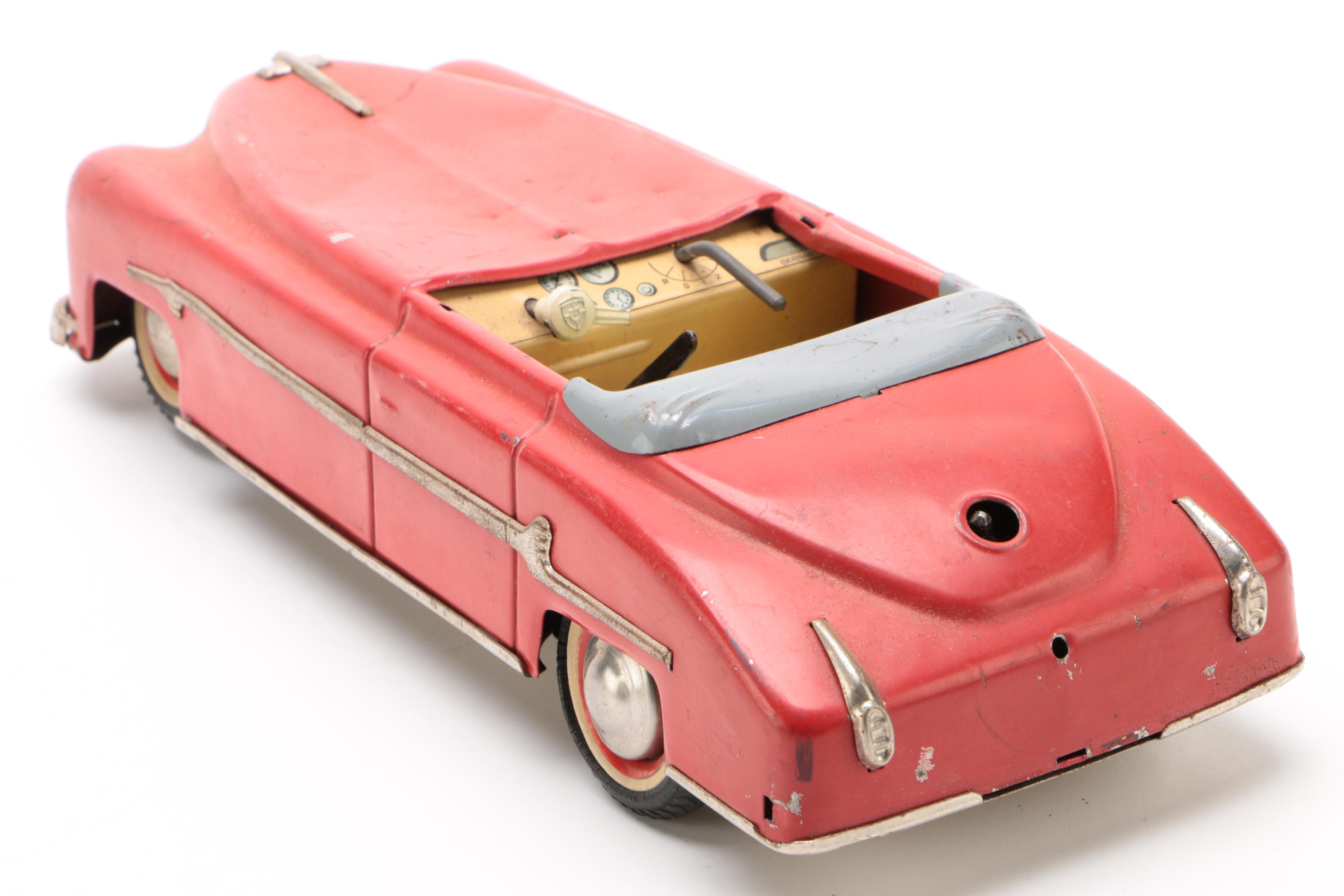Distler Metal Wind-Up Toy Car, Made in US Zone Germany, 1940s-1950s | EBTH