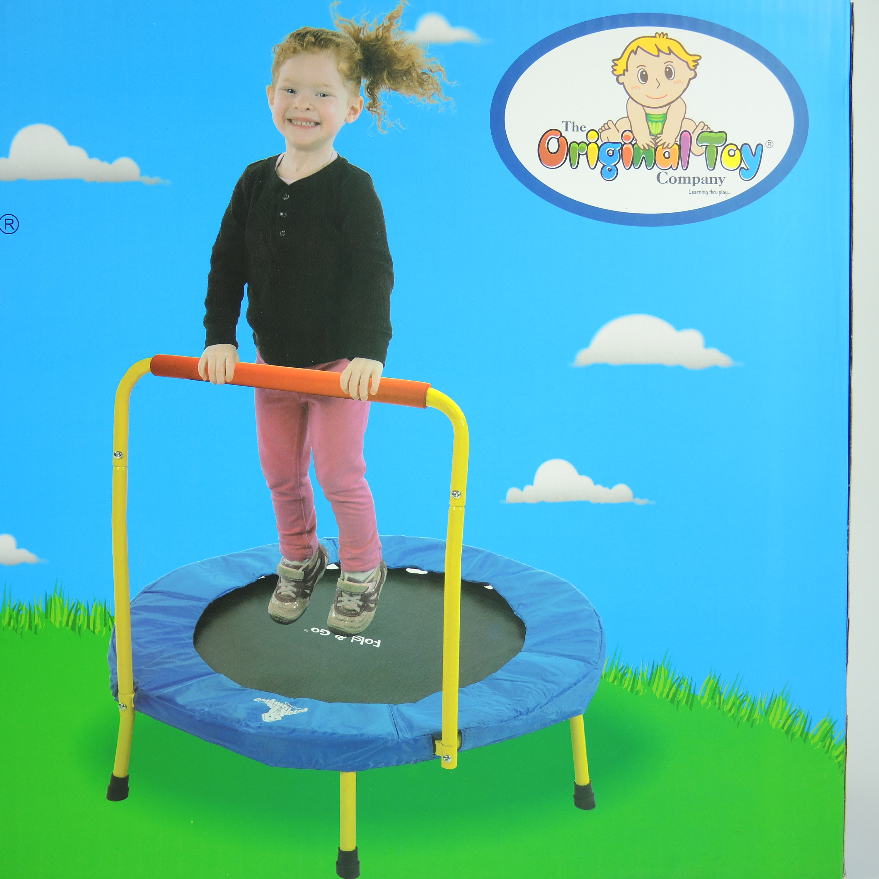 The Original Toy Company Fold & Go Trampoline EBTH