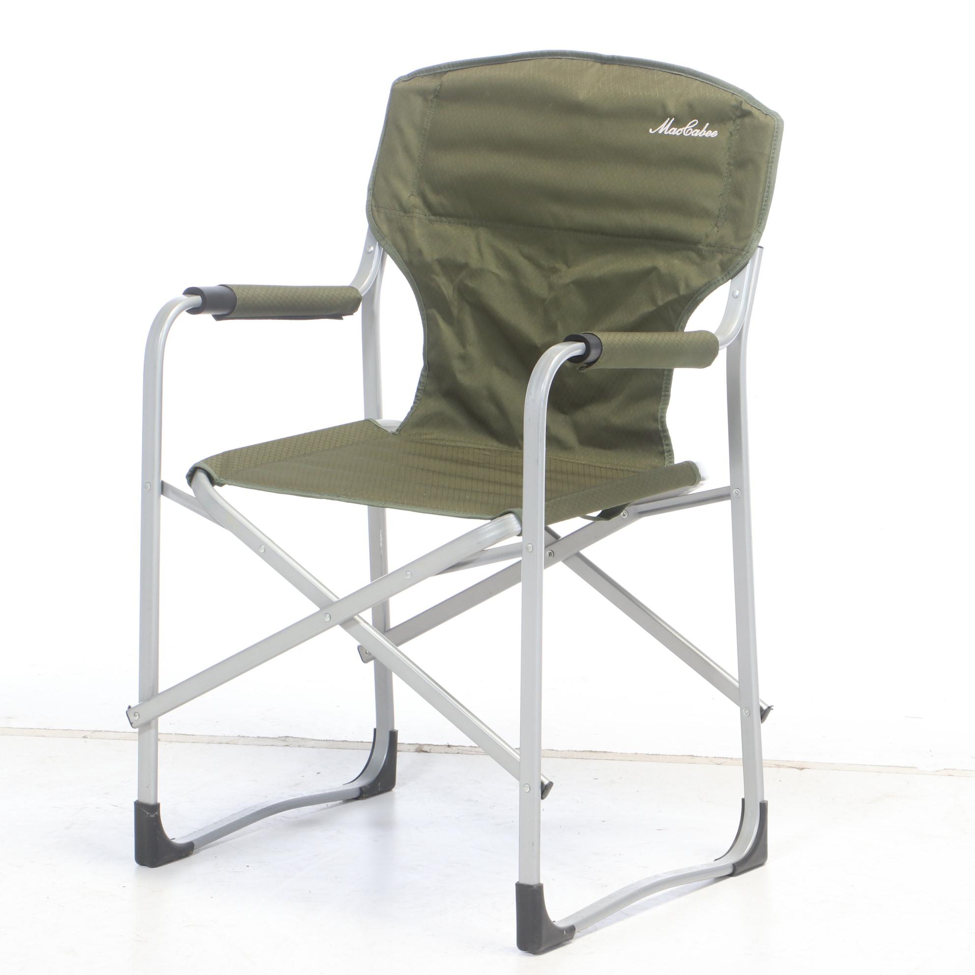 Cabela's Canvas and Aluminum Folding Camping Chairs with Folding Side