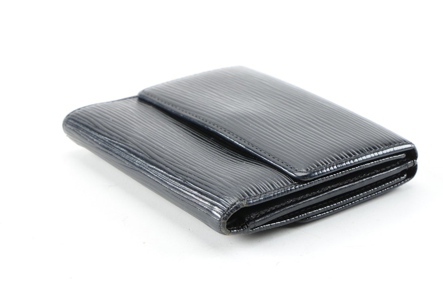 Louis Vuitton 2020 Epi Leather Grenelle Compact Wallet - Black