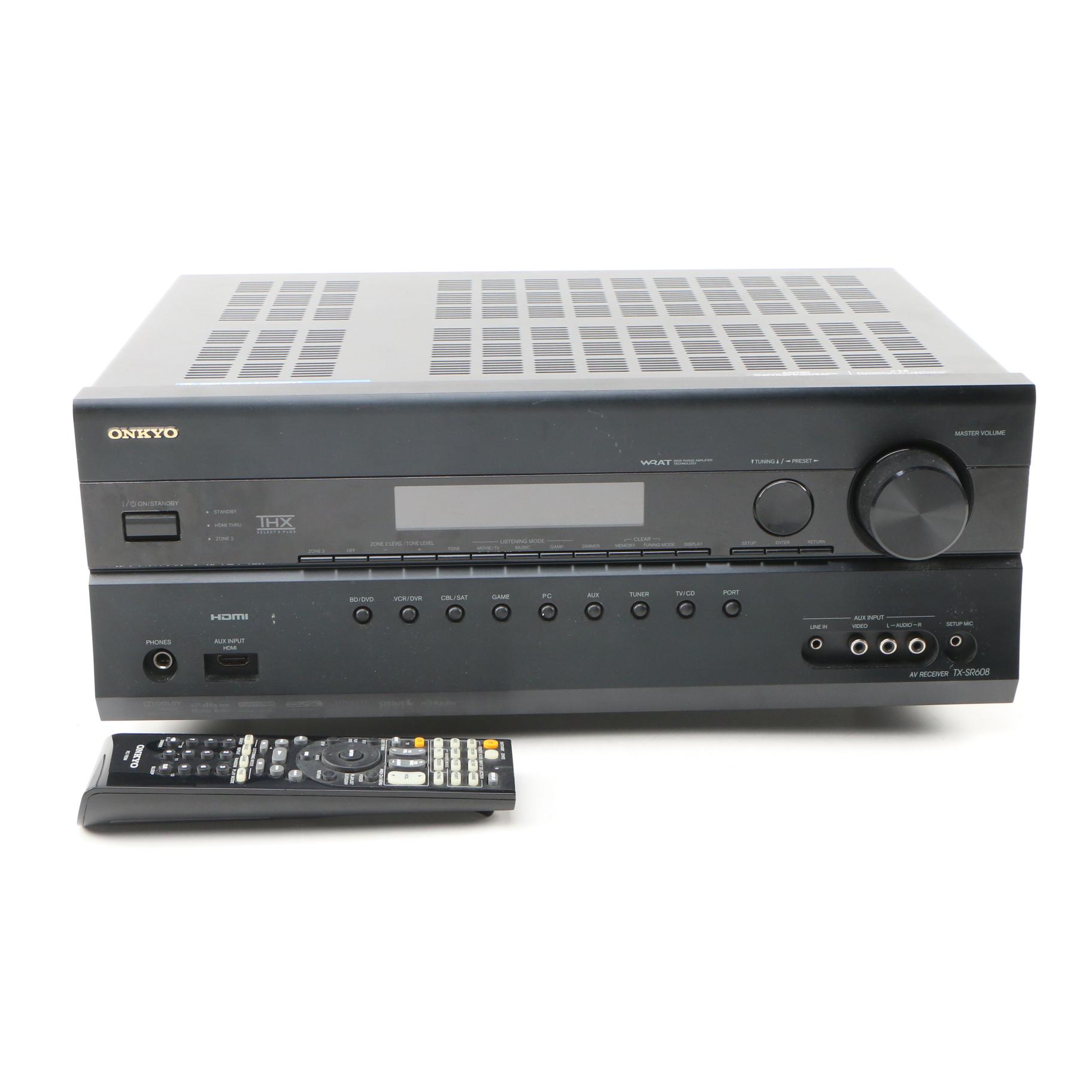 Onkyo TXSR608 AV Receiver EBTH