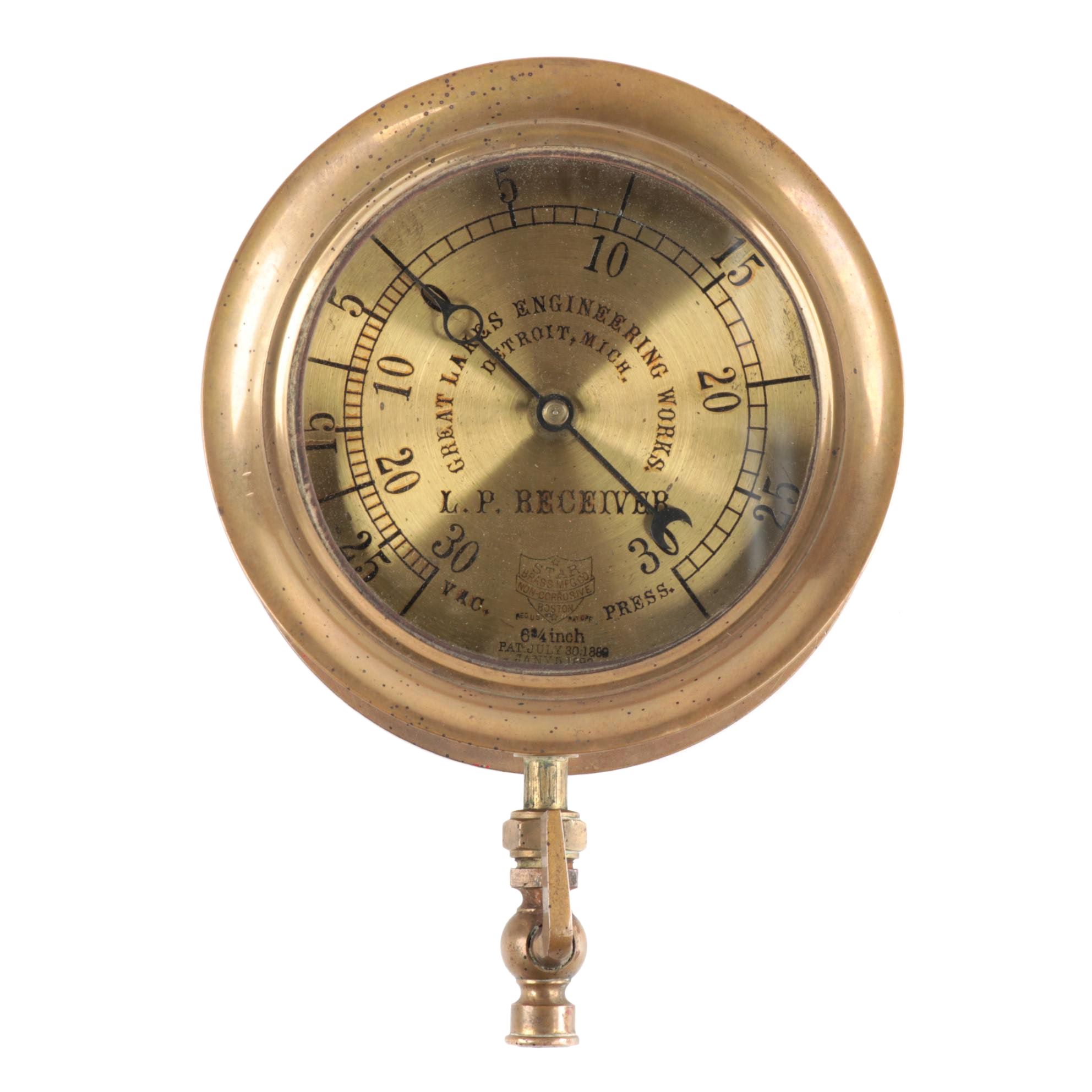 low pressure steam gauge