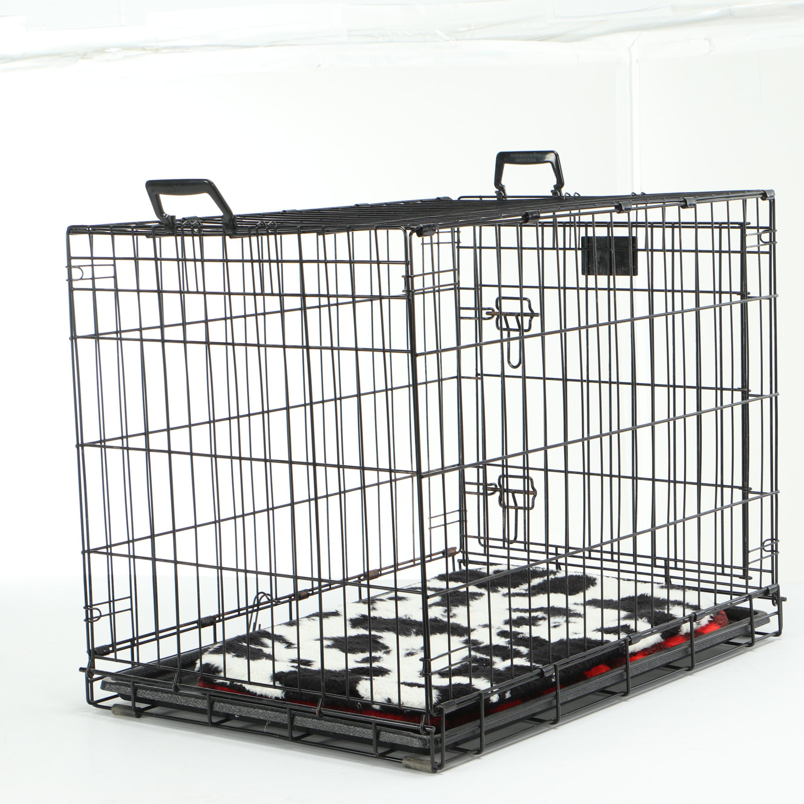 Life Stages Metal Dog Cage with Removable Insert Tray, Model 1630 EBTH