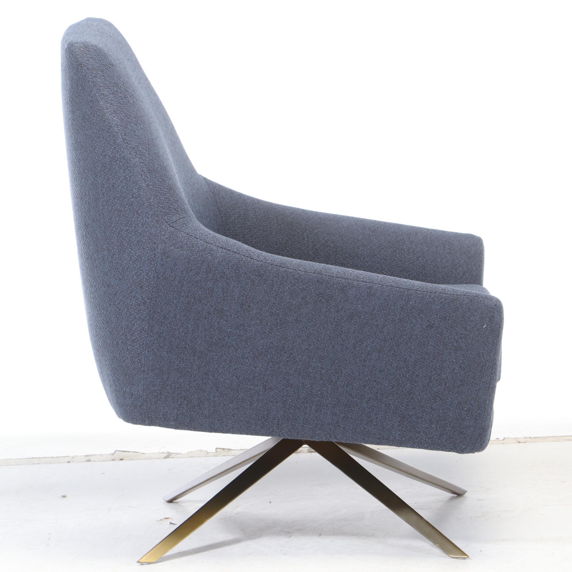 Article Mid Century Modern Style "Spin" Swivel Lounge