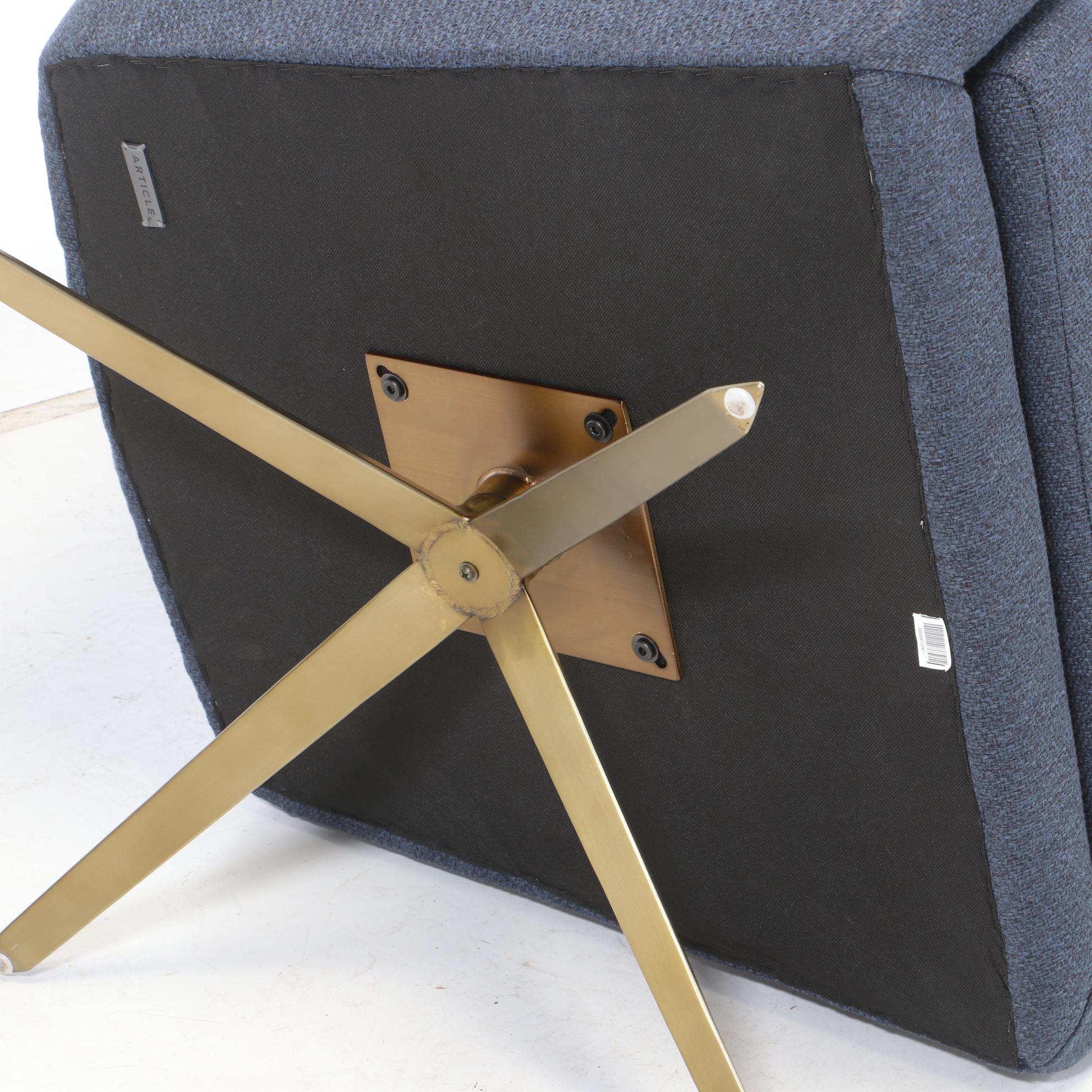 Article Mid Century Modern Style "Spin" Swivel Lounge Chair | EBTH