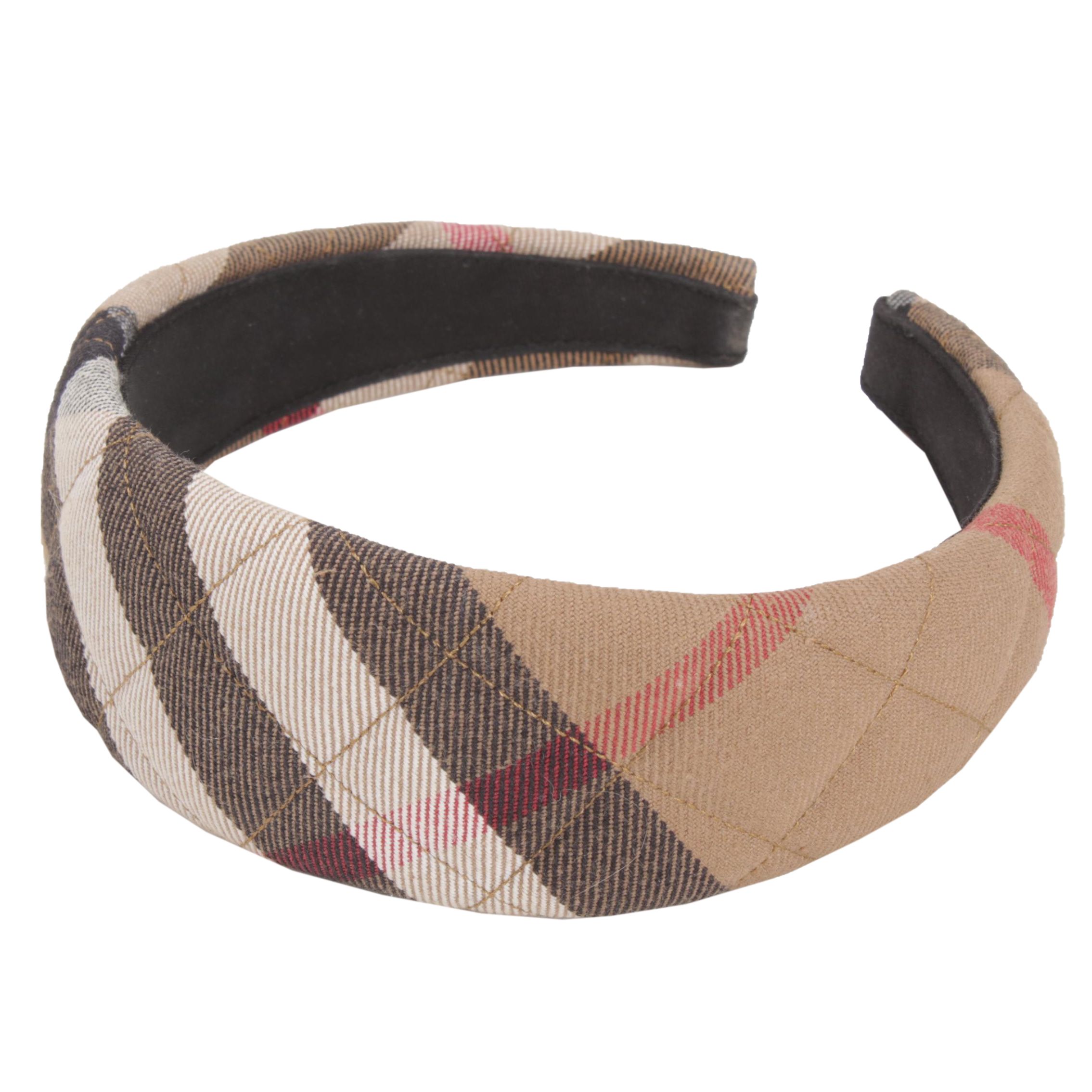 burberry plaid headband