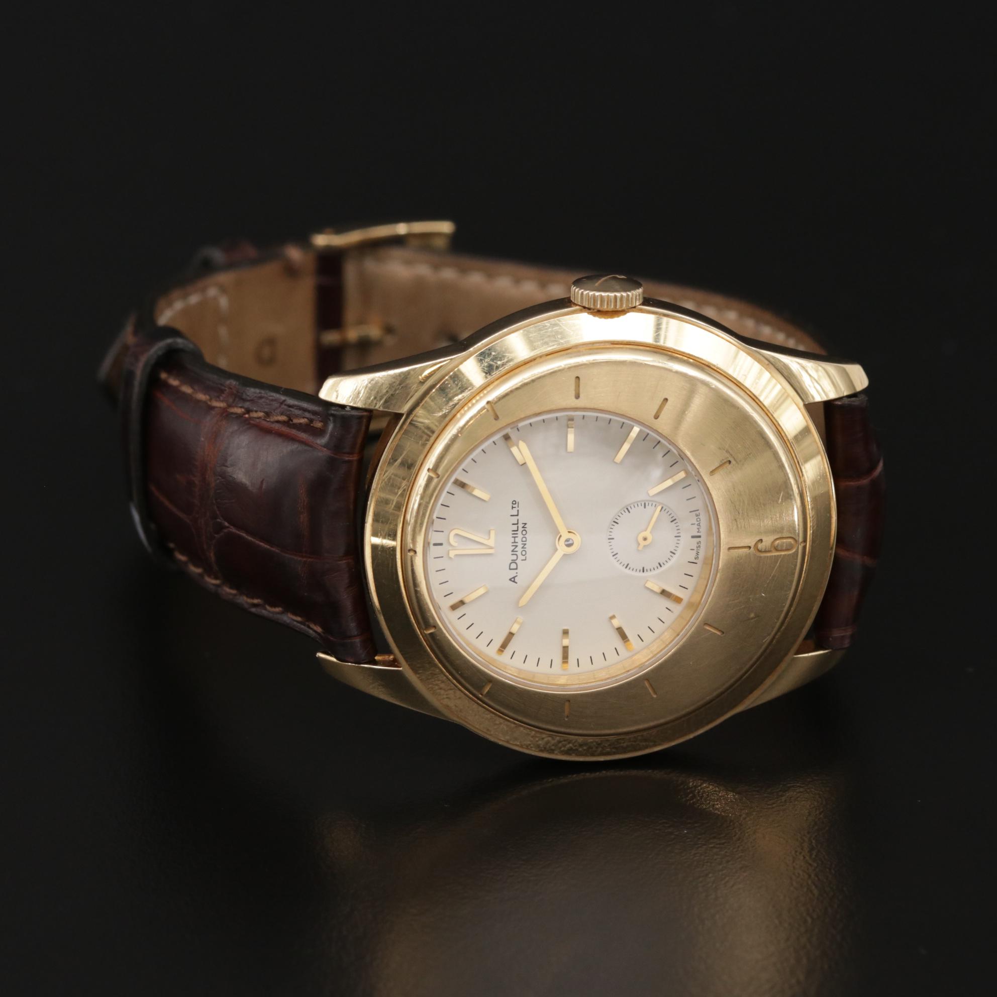 Alfred Dunhill X Centric Limited Edition 18K Gold Stem Wind