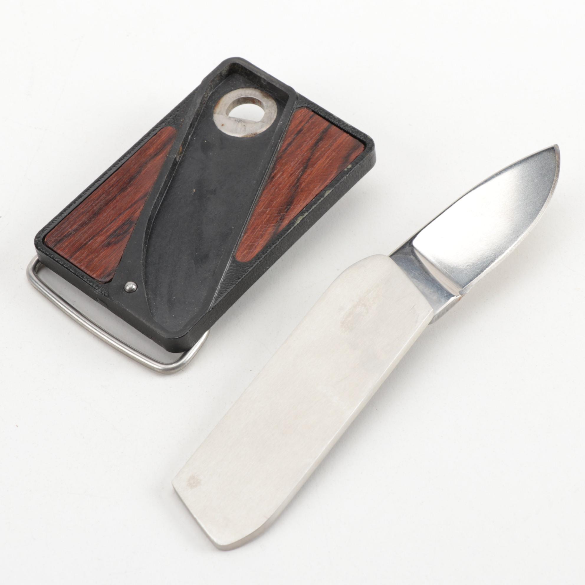 Gerber Touché Belt Buckle Knife in Original Case EBTH