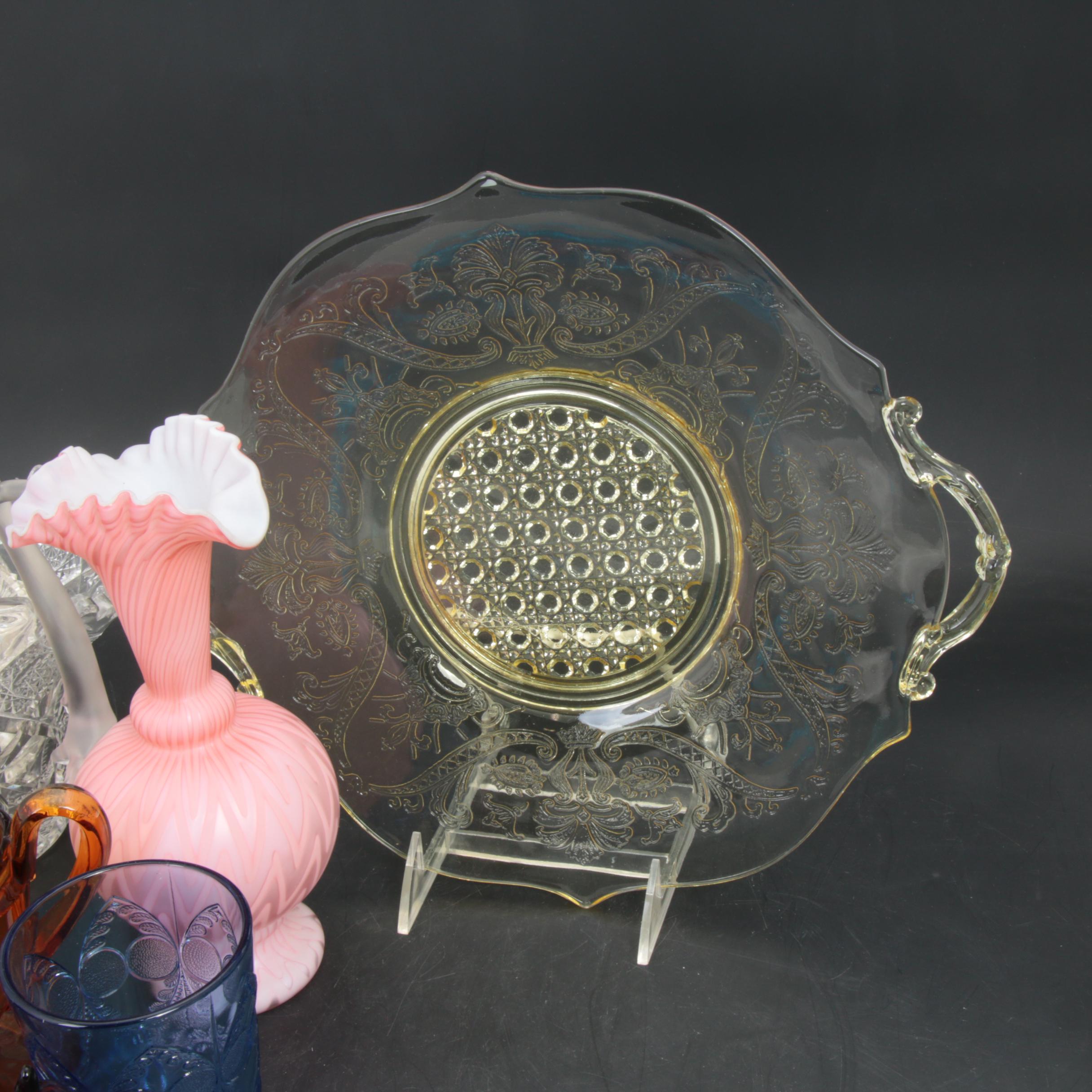 Blown Glass Fruits, Vaseline Glass and Other Glass Table Accessories EBTH