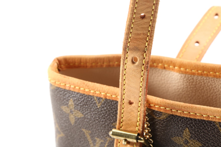For Louis Vuitton Vintage Bucket Bag Leather Vachetta Strap Replacement