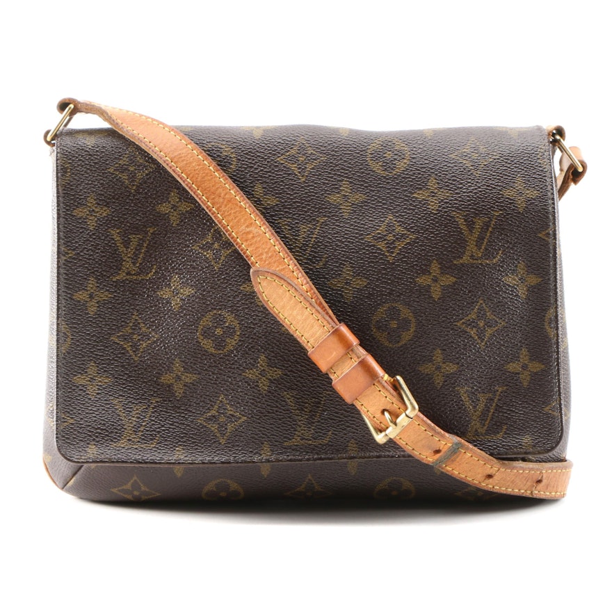 Louis Vuitton Musette Tango Shoulder Bag in Monogram Canvas and Leather | EBTH