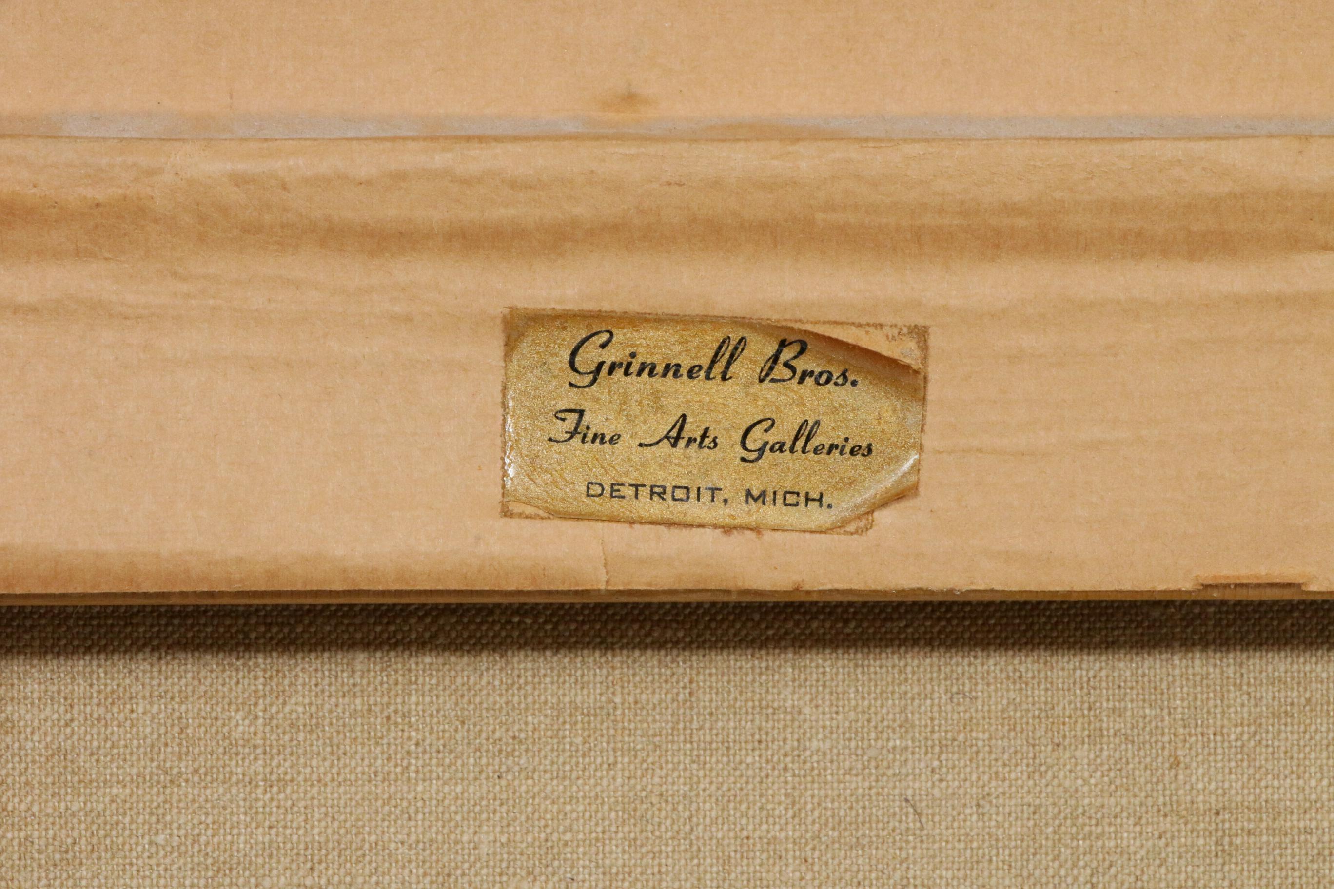 Elliott and David Skinner Female Portrait Oil Painting, 1958 EBTH