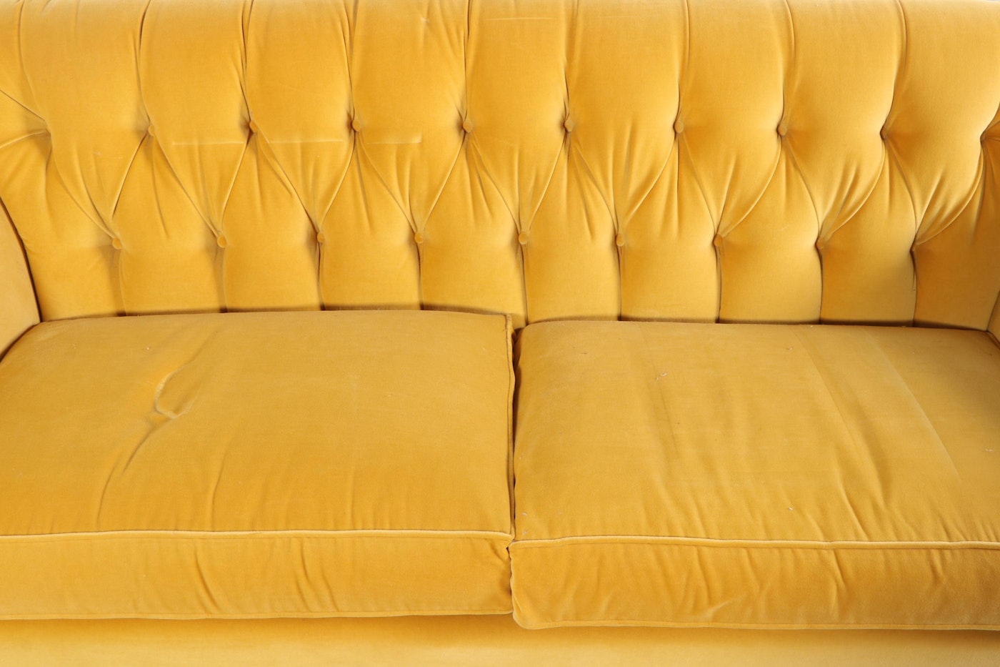 gold velour sofa bed