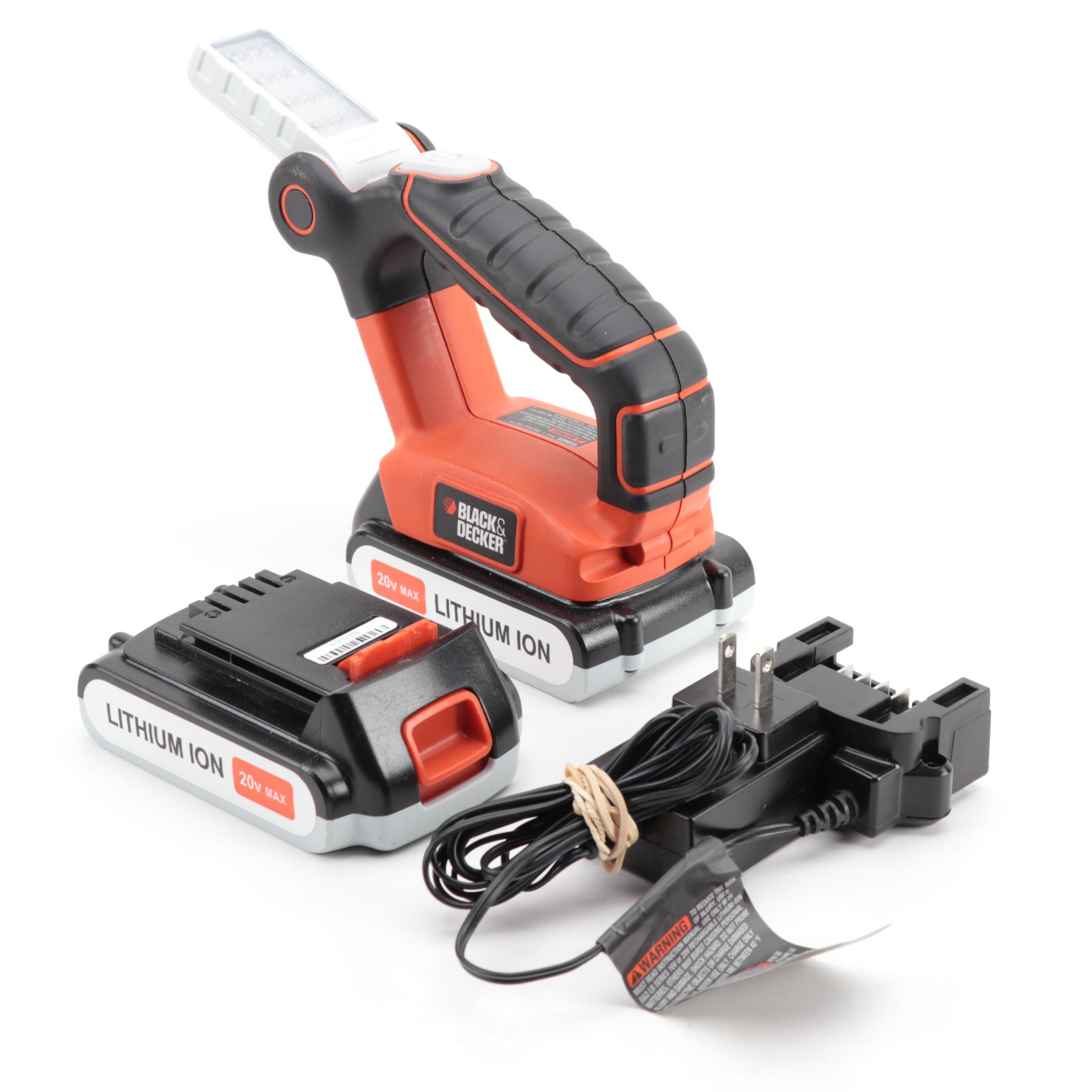 Arrow Staple Gun Kit with Black + Decker Rechargeable Flashlight EBTH
