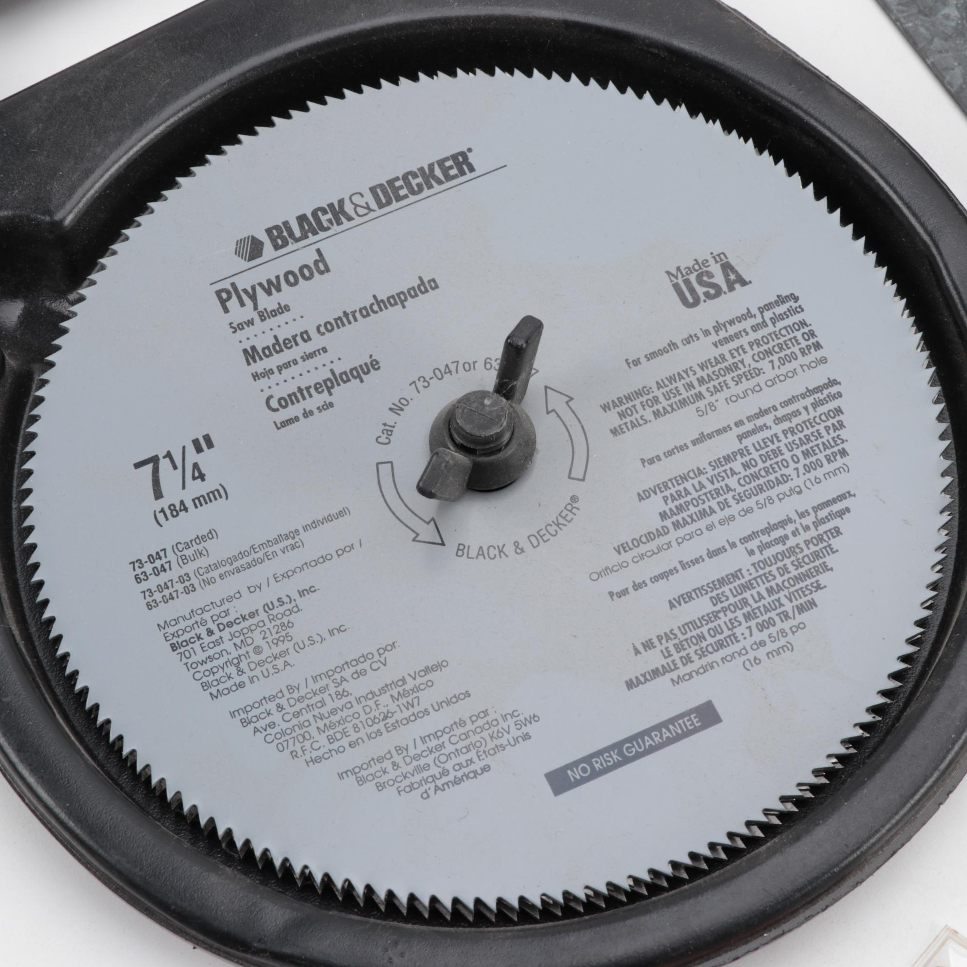 Black + Decker Scorpion Drill Bits, Plywood Saw Blades, and More EBTH