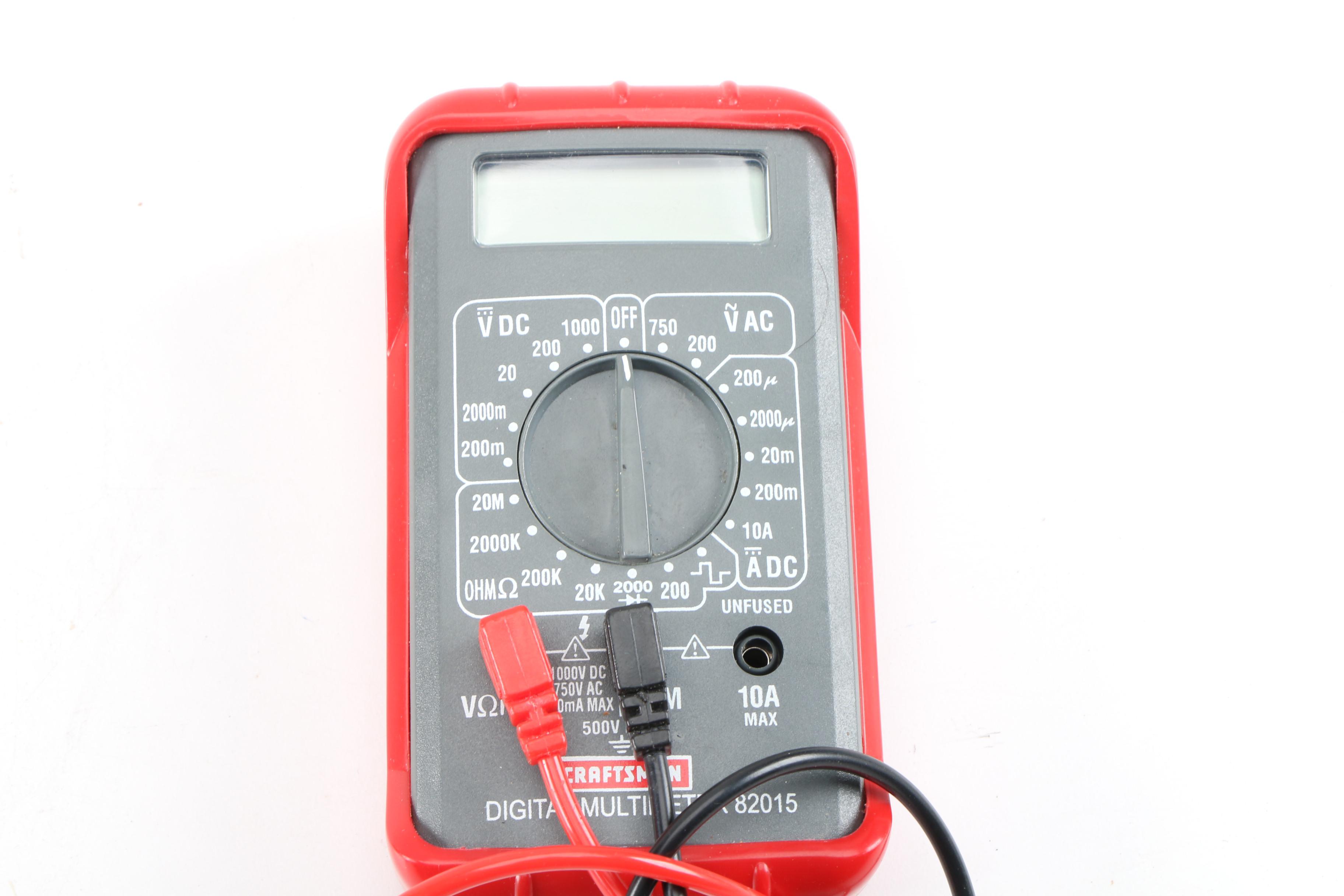 Craftsman Digital MultiMeters and Ideal Receptacle Tester EBTH