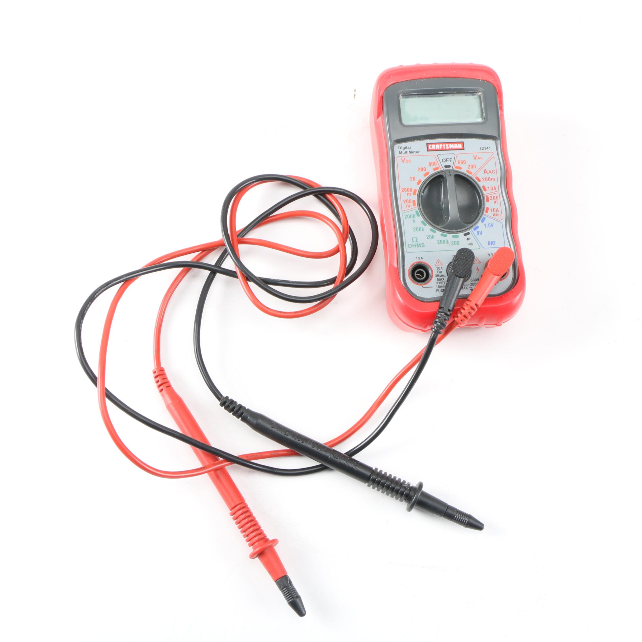Craftsman Digital MultiMeters and Ideal Receptacle Tester EBTH