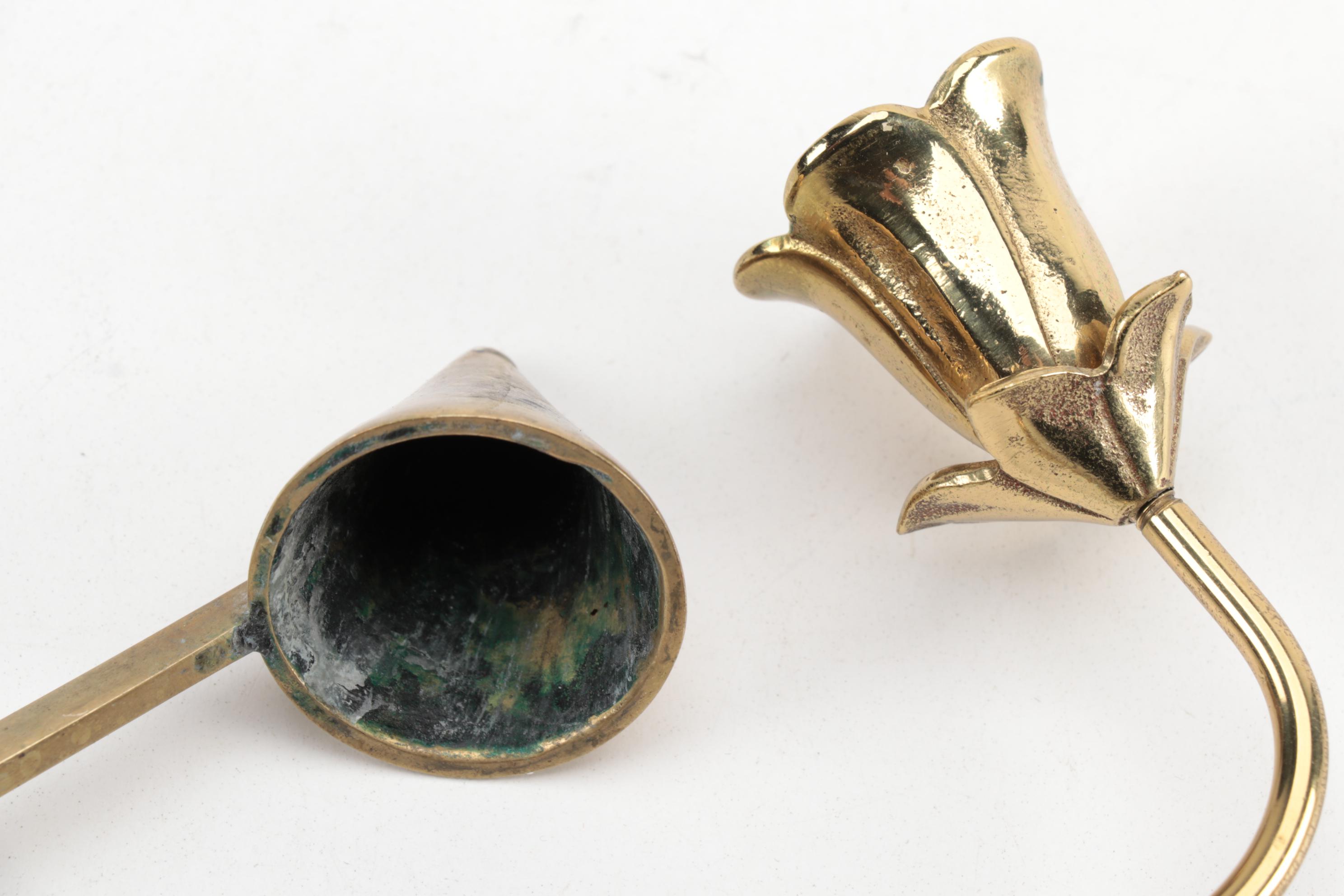 Virginia Metalcrafters, Baldwin, and Other Brass Candlesticks and Snuffers EBTH