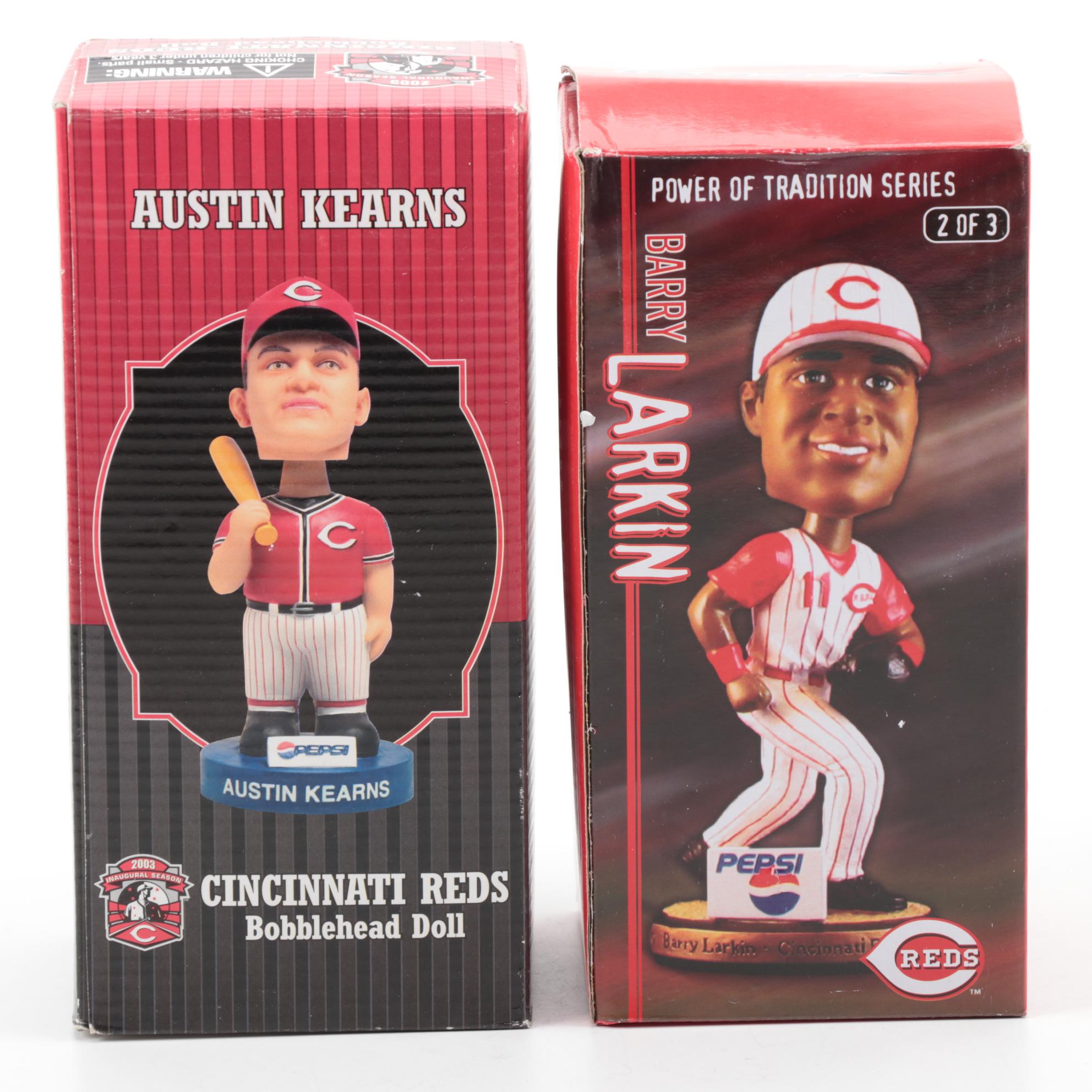 Cincinnati Reds Bobbleheads with One Wobbler Includes Boxes EBTH