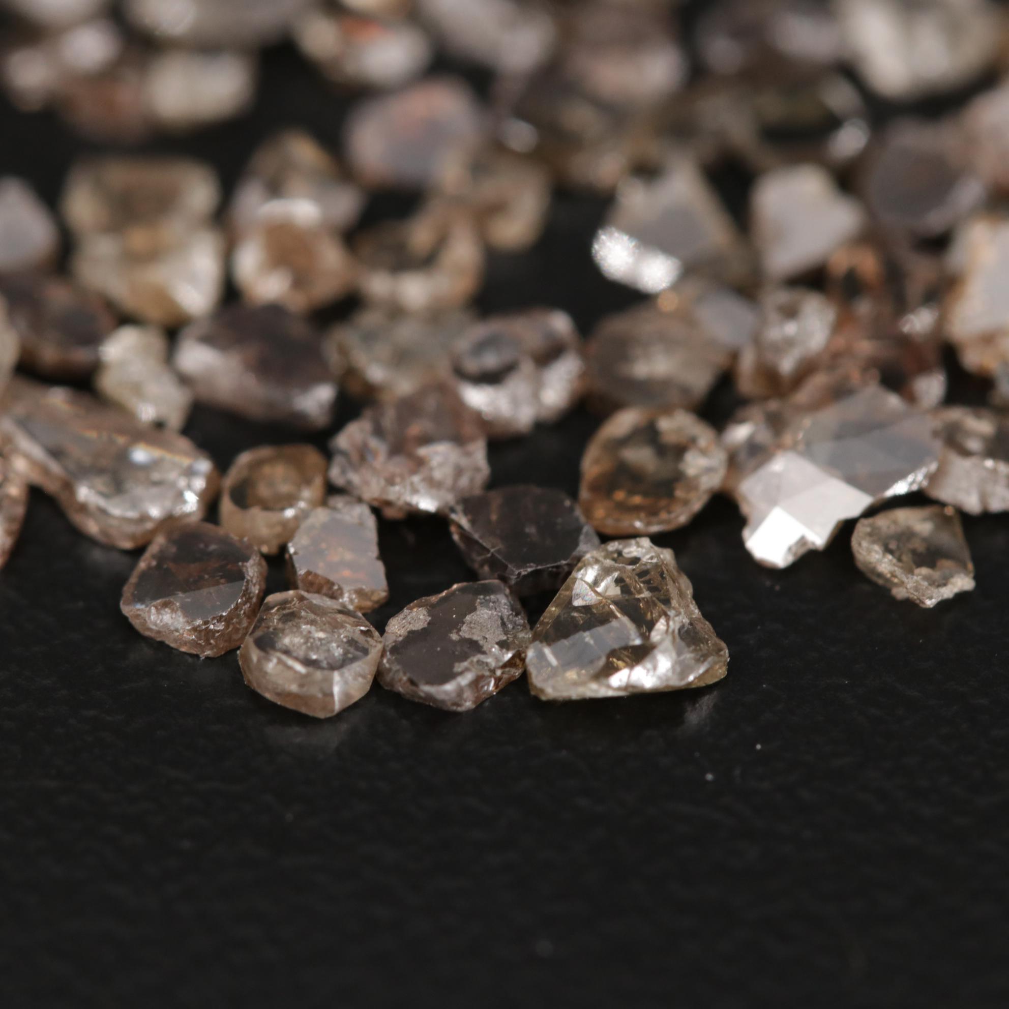 Loose 5.00 CTW Brown Diamond Gemstones EBTH