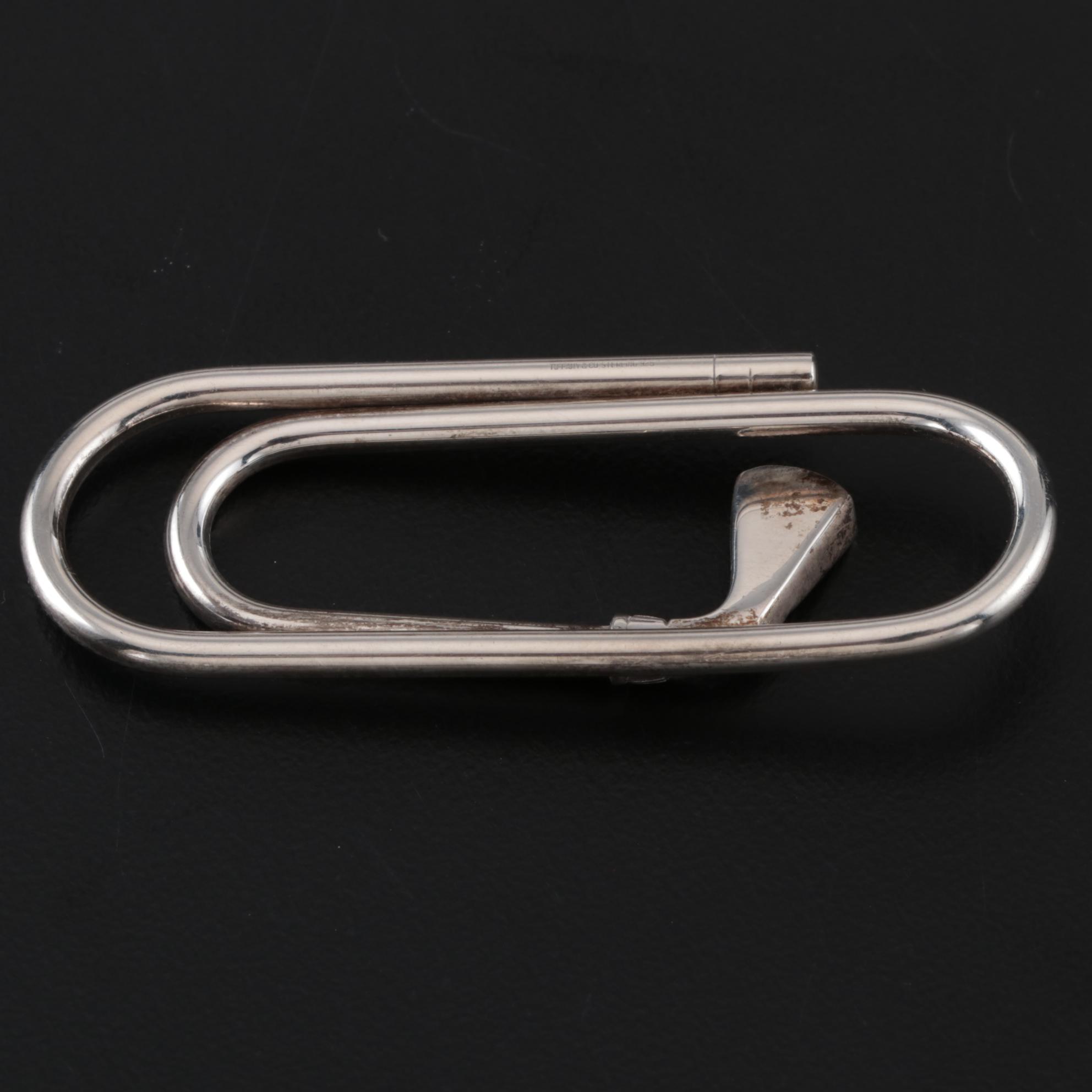 Tiffany & Co. Sterling Silver Golf Club Paperclip Bookmark EBTH