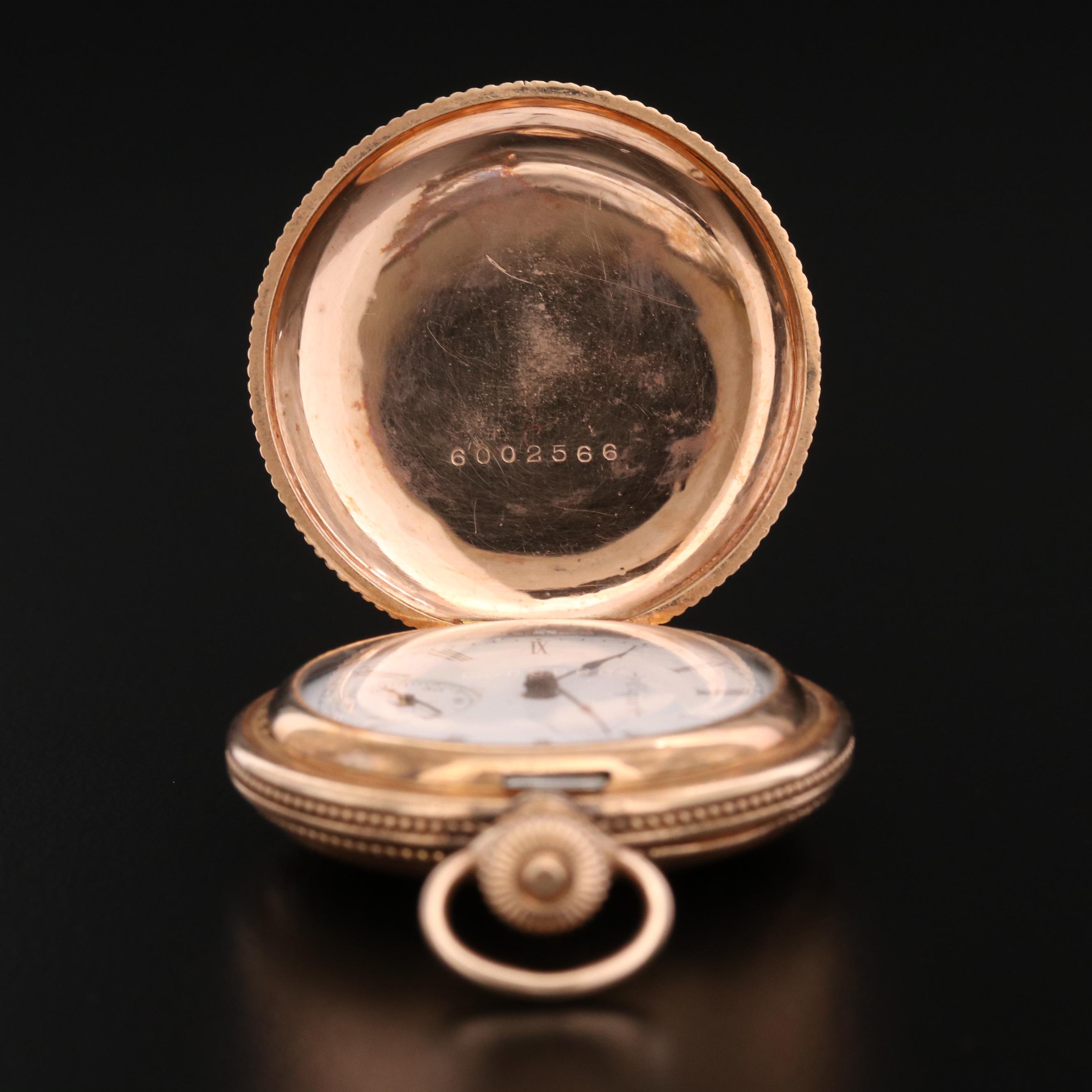 1900 Elgin Gold Filled Hunting Case Pocket Watch EBTH